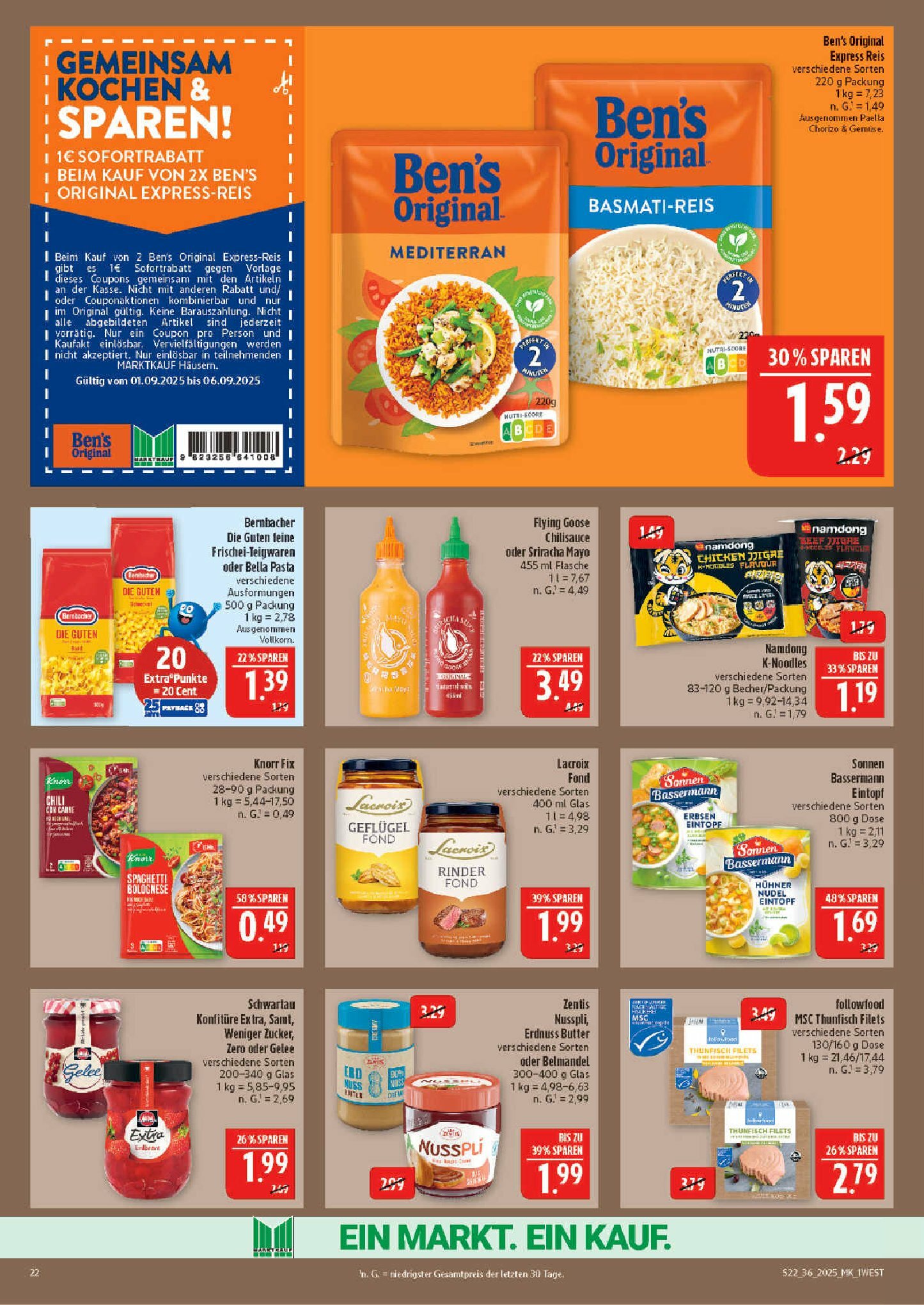 marktkauf - Marktkauf-Prospekt gültig vom 01.09. bis 06.09. - page: 22 marktkauf - Marktkauf-Prospekt gültig vom 01.09. bis 06.09. - page: 22