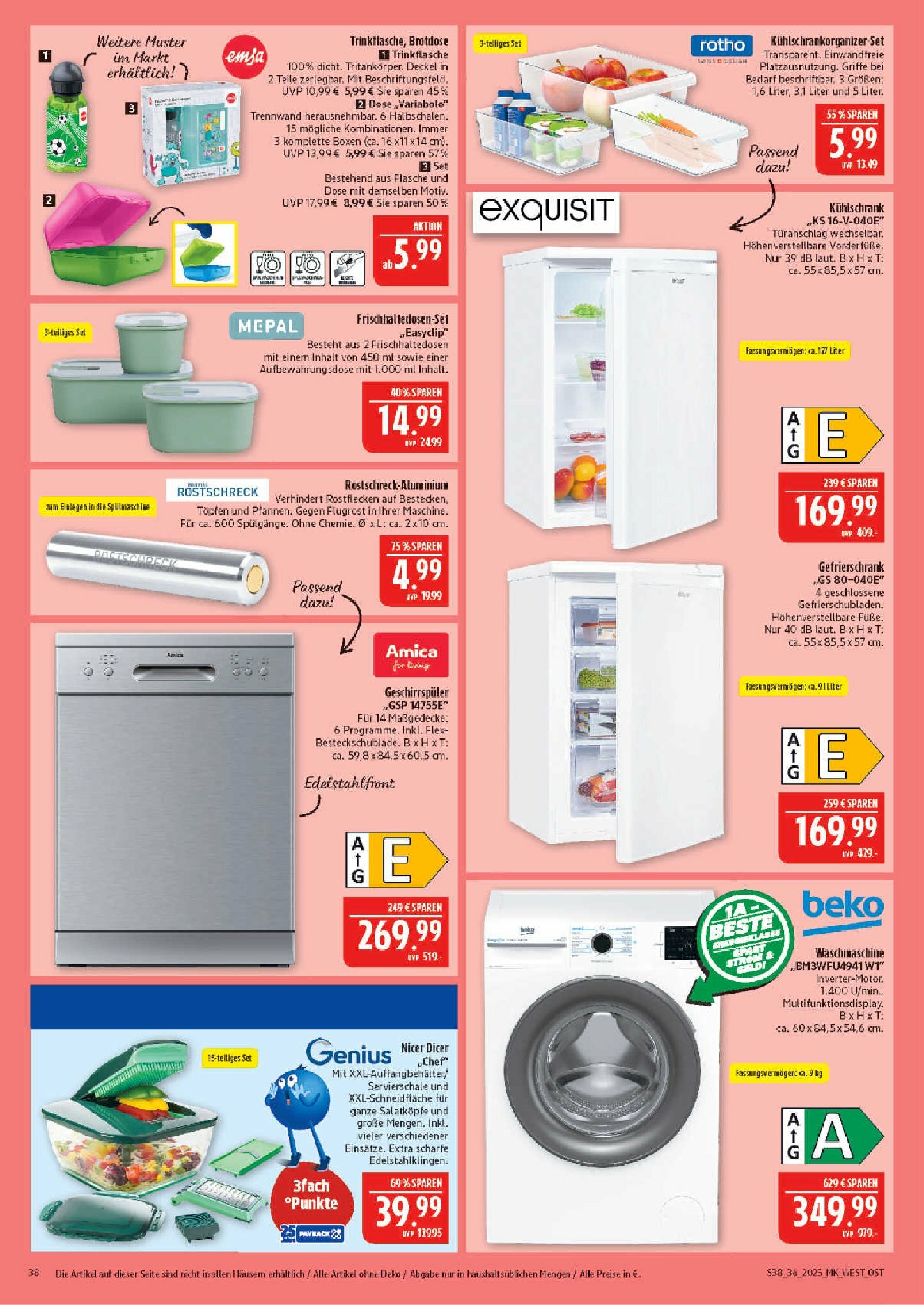 marktkauf - Marktkauf-Prospekt gültig vom 01.09. bis 06.09. - page: 38 marktkauf - Marktkauf-Prospekt gültig vom 01.09. bis 06.09. - page: 38
