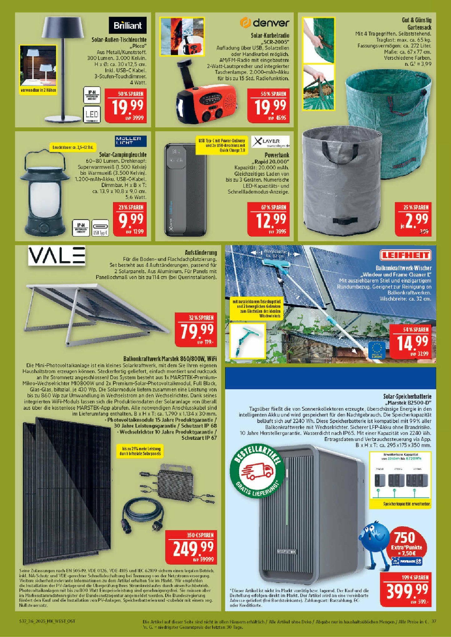 marktkauf - Marktkauf-Prospekt gültig vom 01.09. bis 06.09. - page: 37 marktkauf - Marktkauf-Prospekt gültig vom 01.09. bis 06.09. - page: 37