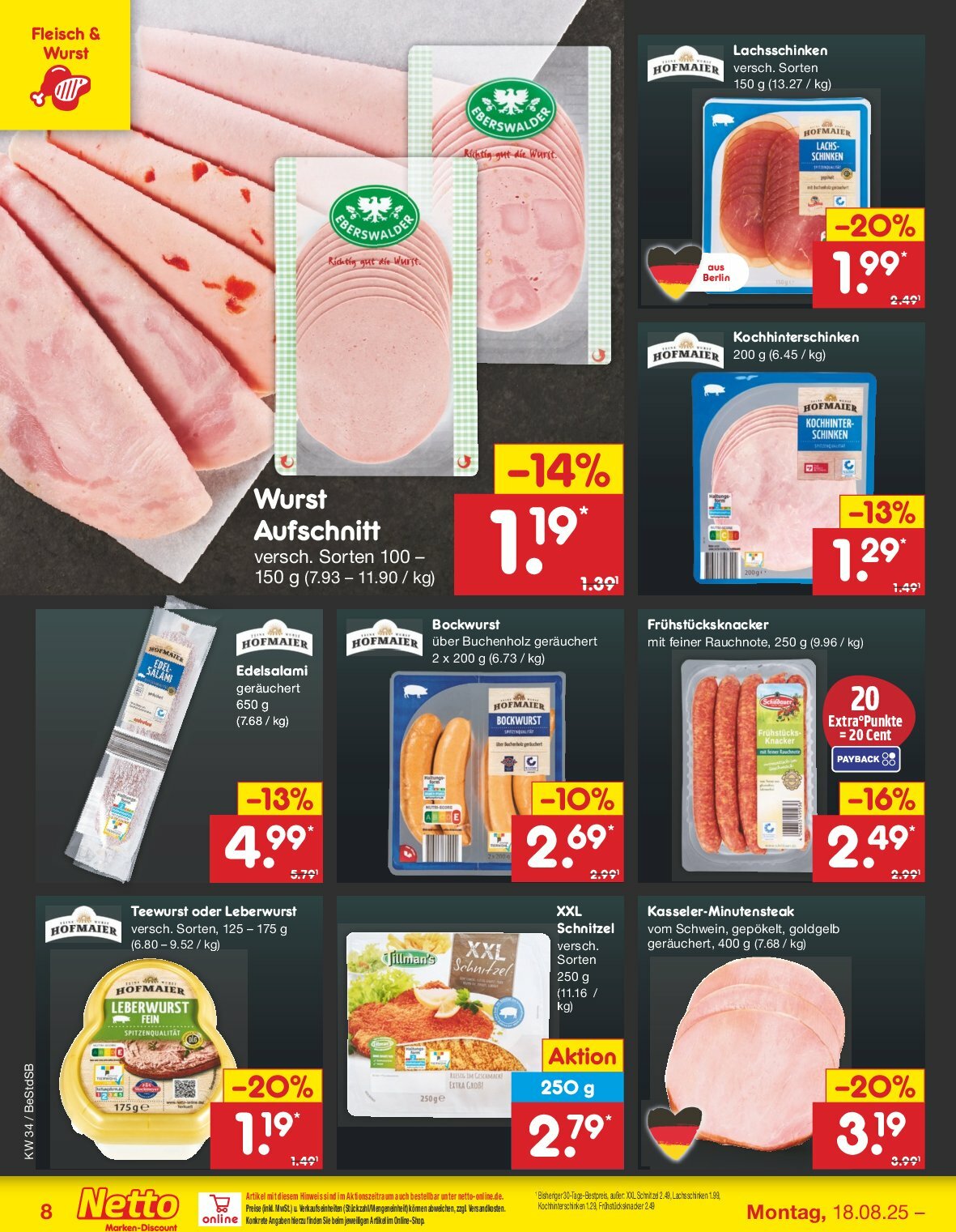 netto-marken-discount - Netto Marken Discount-Prospekt gültig vom 18.08. bis 23.08. - page: 8 netto-marken-discount - Netto Marken Discount-Prospekt gültig vom 18.08. bis 23.08. - page: 8