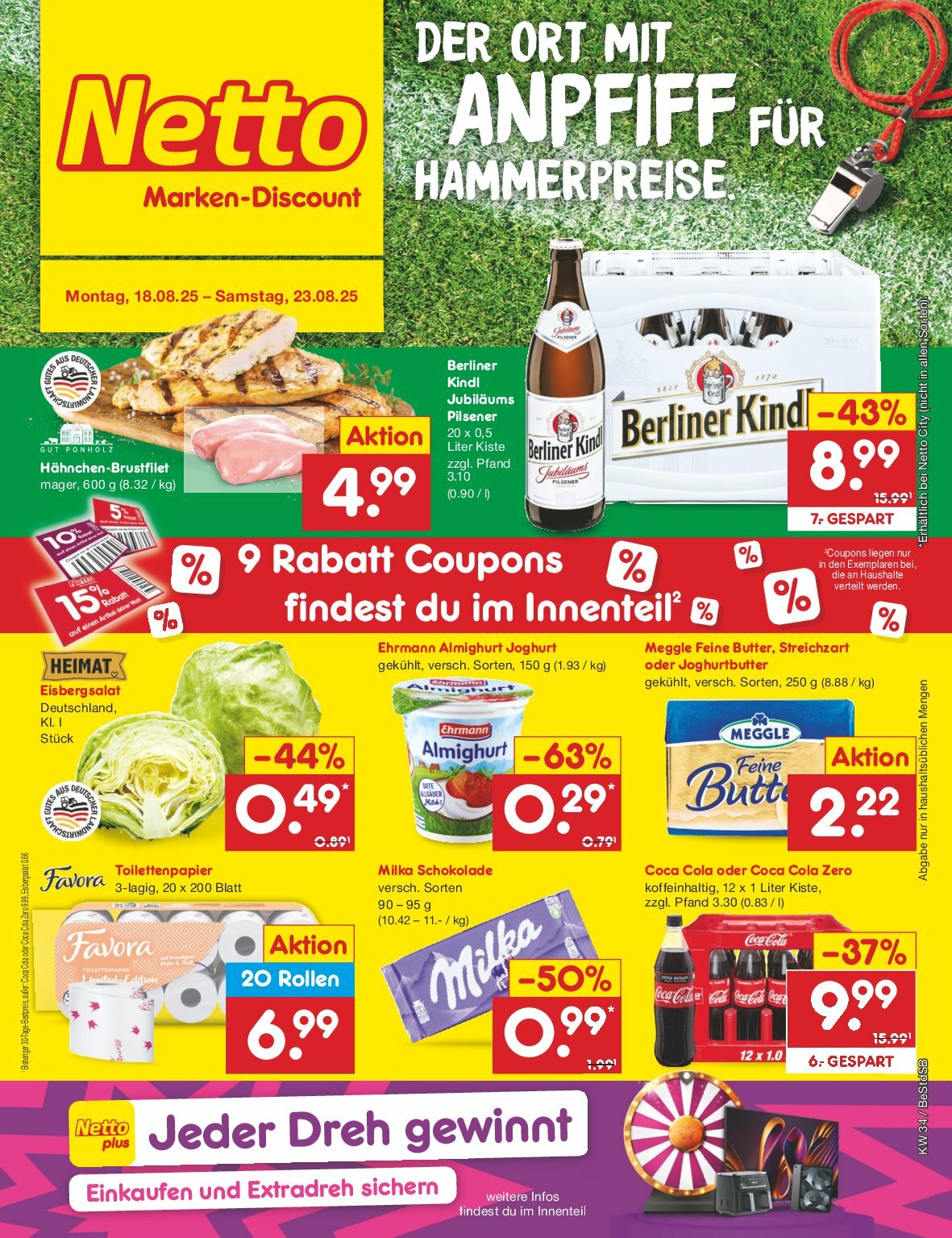 netto-marken-discount - Netto Marken Discount-Prospekt gültig vom 18.08. bis 23.08. - page: 1 netto-marken-discount - Netto Marken Discount-Prospekt gültig vom 18.08. bis 23.08. - page: 1