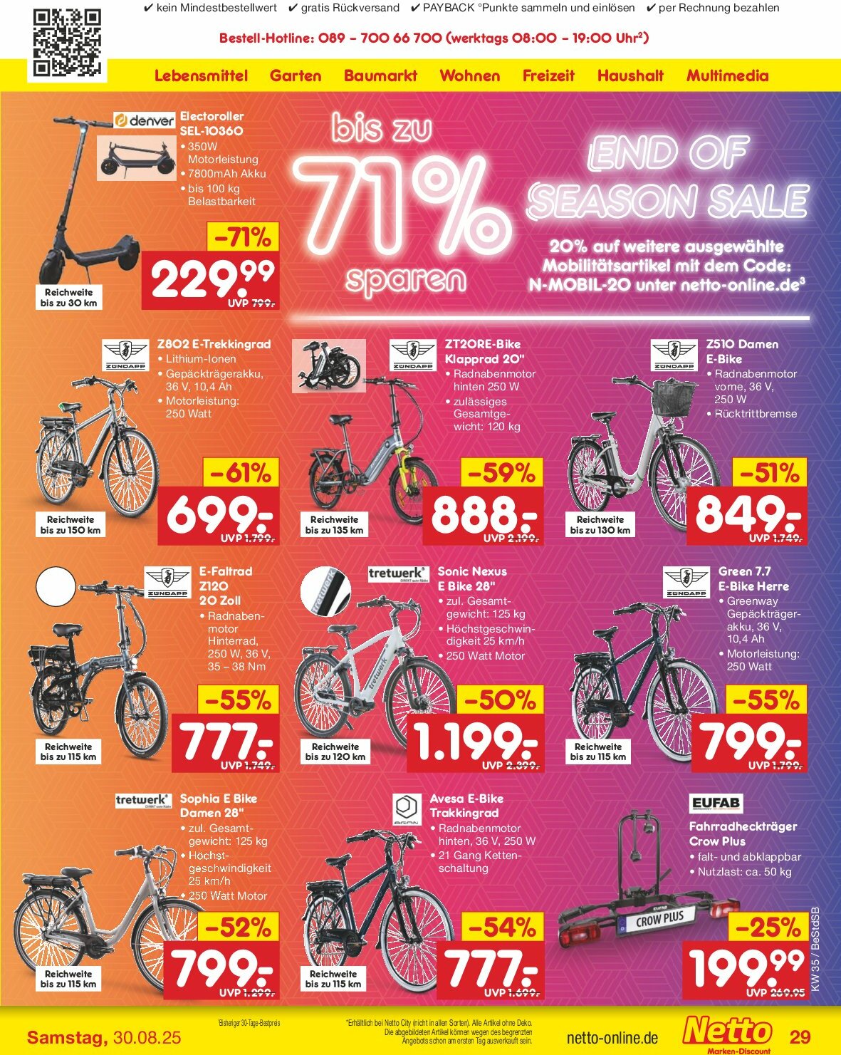 netto-marken-discount - Netto Marken Discount-Prospekt gültig vom 25.08. bis 30.08. - page: 43 netto-marken-discount - Netto Marken Discount-Prospekt gültig vom 25.08. bis 30.08. - page: 43