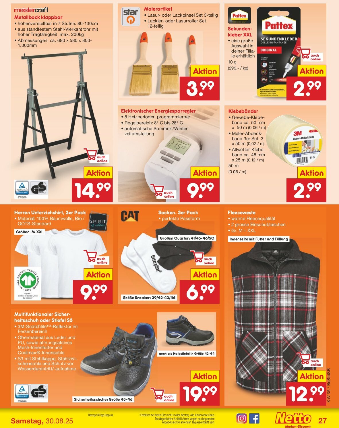 netto-marken-discount - Netto Marken Discount-Prospekt gültig vom 25.08. bis 30.08. - page: 39 netto-marken-discount - Netto Marken Discount-Prospekt gültig vom 25.08. bis 30.08. - page: 39