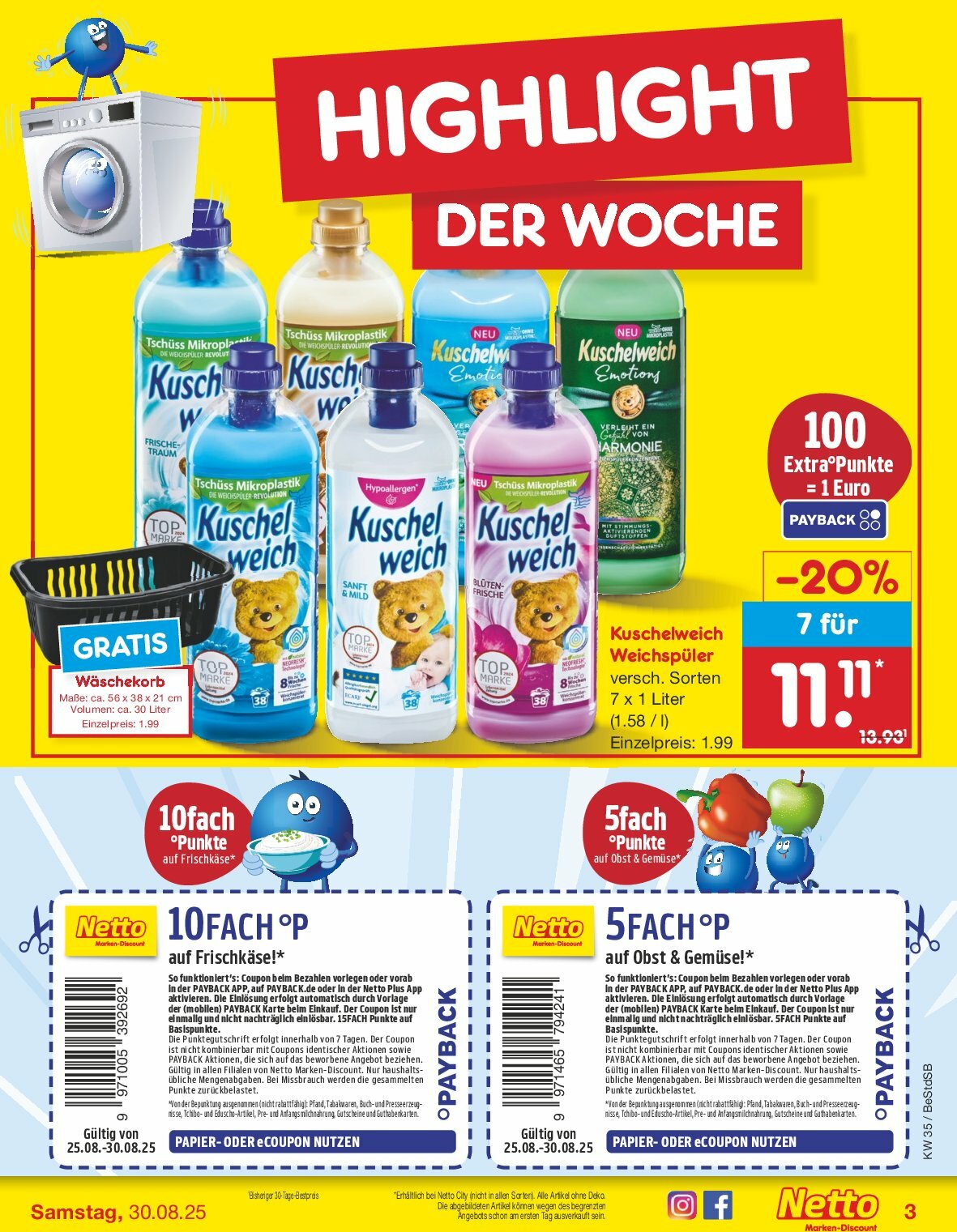 netto-marken-discount - Netto Marken Discount-Prospekt gültig vom 25.08. bis 30.08. - page: 3 netto-marken-discount - Netto Marken Discount-Prospekt gültig vom 25.08. bis 30.08. - page: 3