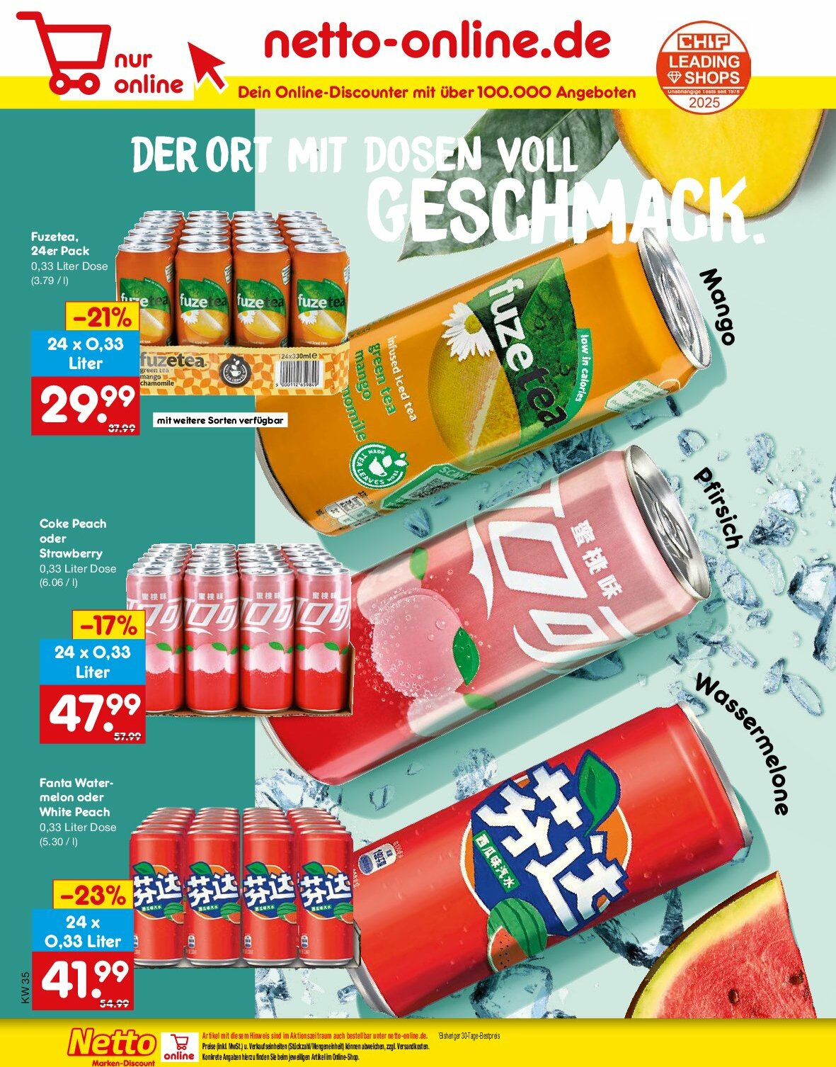 netto-marken-discount - Netto Marken Discount-Prospekt gültig vom 25.08. bis 30.08. - page: 34 netto-marken-discount - Netto Marken Discount-Prospekt gültig vom 25.08. bis 30.08. - page: 34