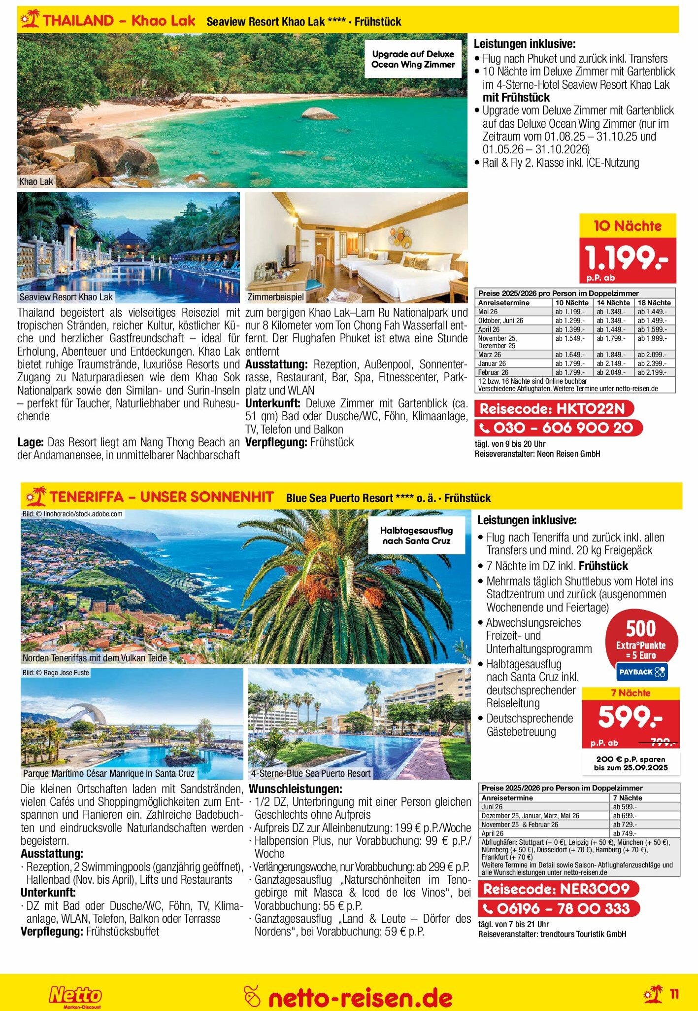 netto-marken-discount - Netto Marken Discount - Reisen-Prospekt gültig vom 28.08. bis 30.09. - page: 11
