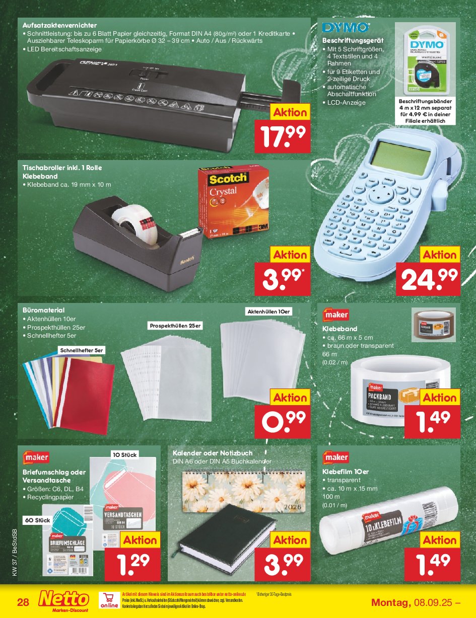 netto-marken-discount - Netto Marken Discount-Prospekt gültig vom 08.09. bis 13.09. - page: 40 netto-marken-discount - Netto Marken Discount-Prospekt gültig vom 08.09. bis 13.09. - page: 40