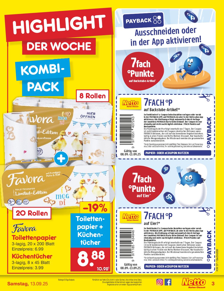 netto-marken-discount - Netto Marken Discount-Prospekt gültig vom 08.09. bis 13.09. - page: 3 netto-marken-discount - Netto Marken Discount-Prospekt gültig vom 08.09. bis 13.09. - page: 3