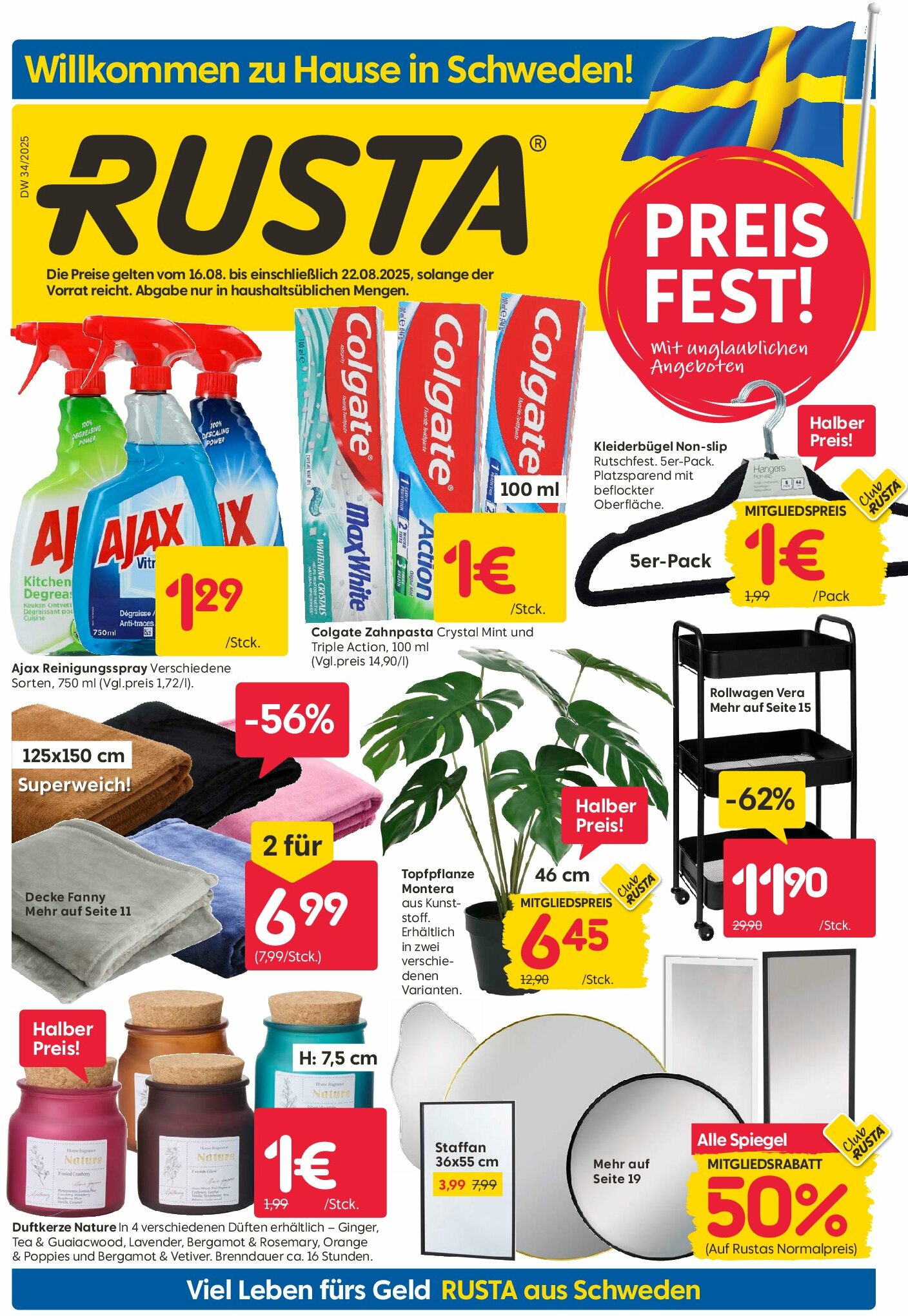 rusta - Rusta-Prospekt gültig vom 16.08. bis 22.08.