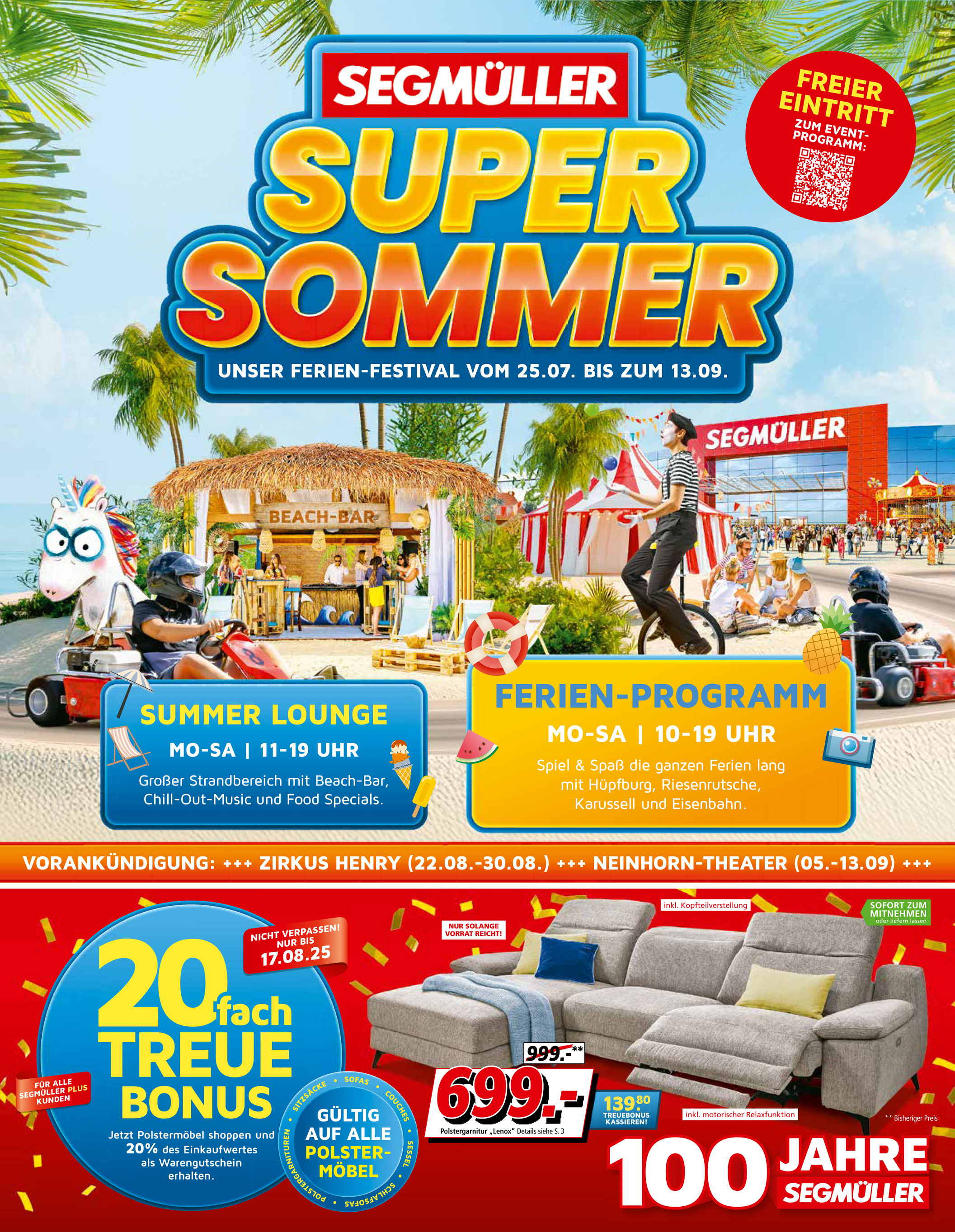 segmueller - SEGMÜLLER - Super Sommer-Prospekt gültig vom 10.08. bis 16.08. - page: 1
