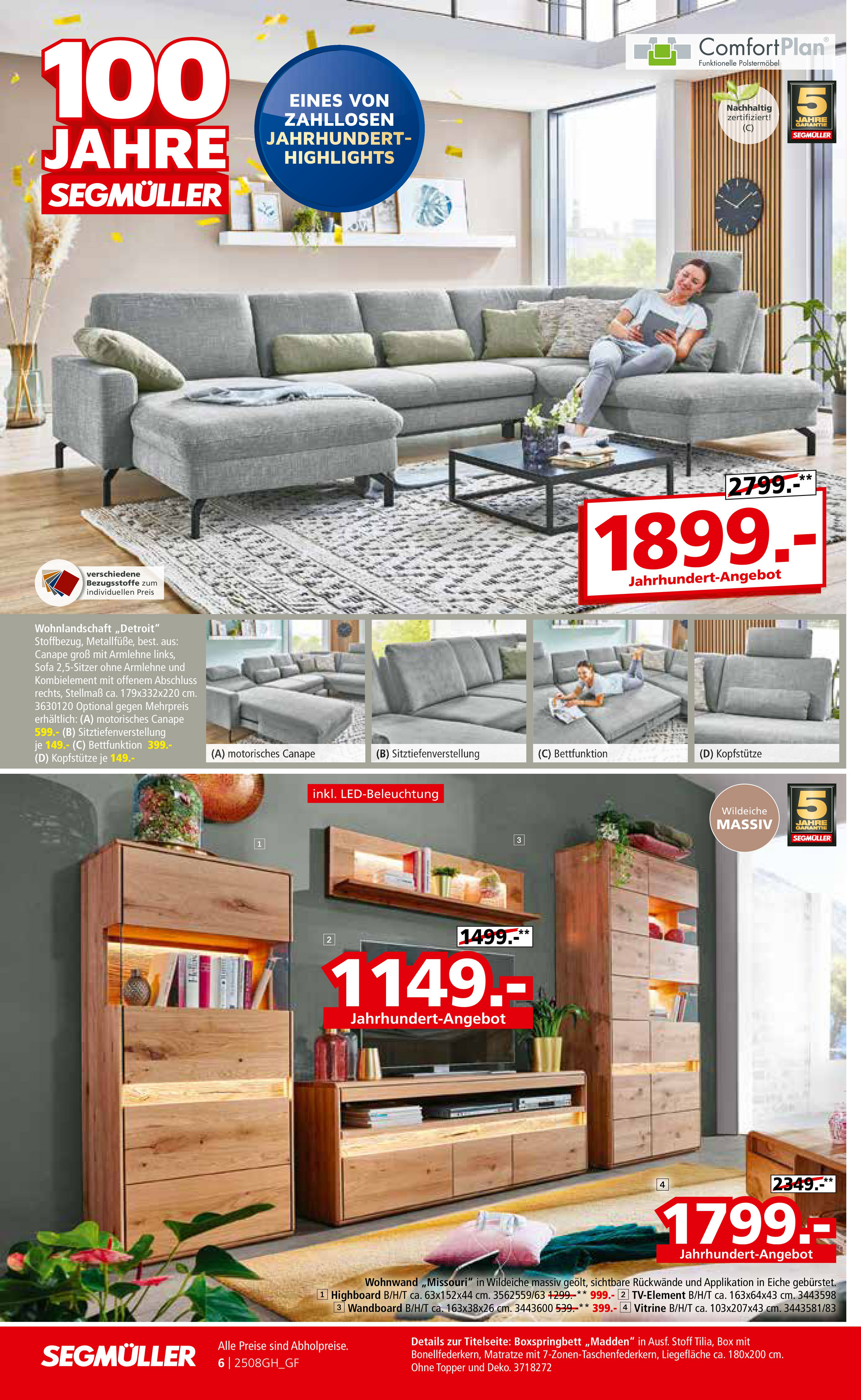 segmueller - SEGMÜLLER - Highlight Angebote-Prospekt gültig vom 23.08. bis 21.09. - page: 8