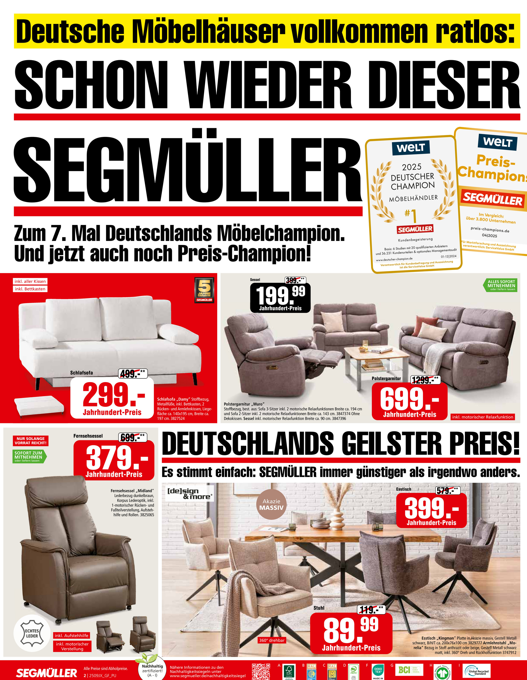 segmueller - SEGMÜLLER-Prospekt gültig vom 30.08. bis 14.09. - page: 2