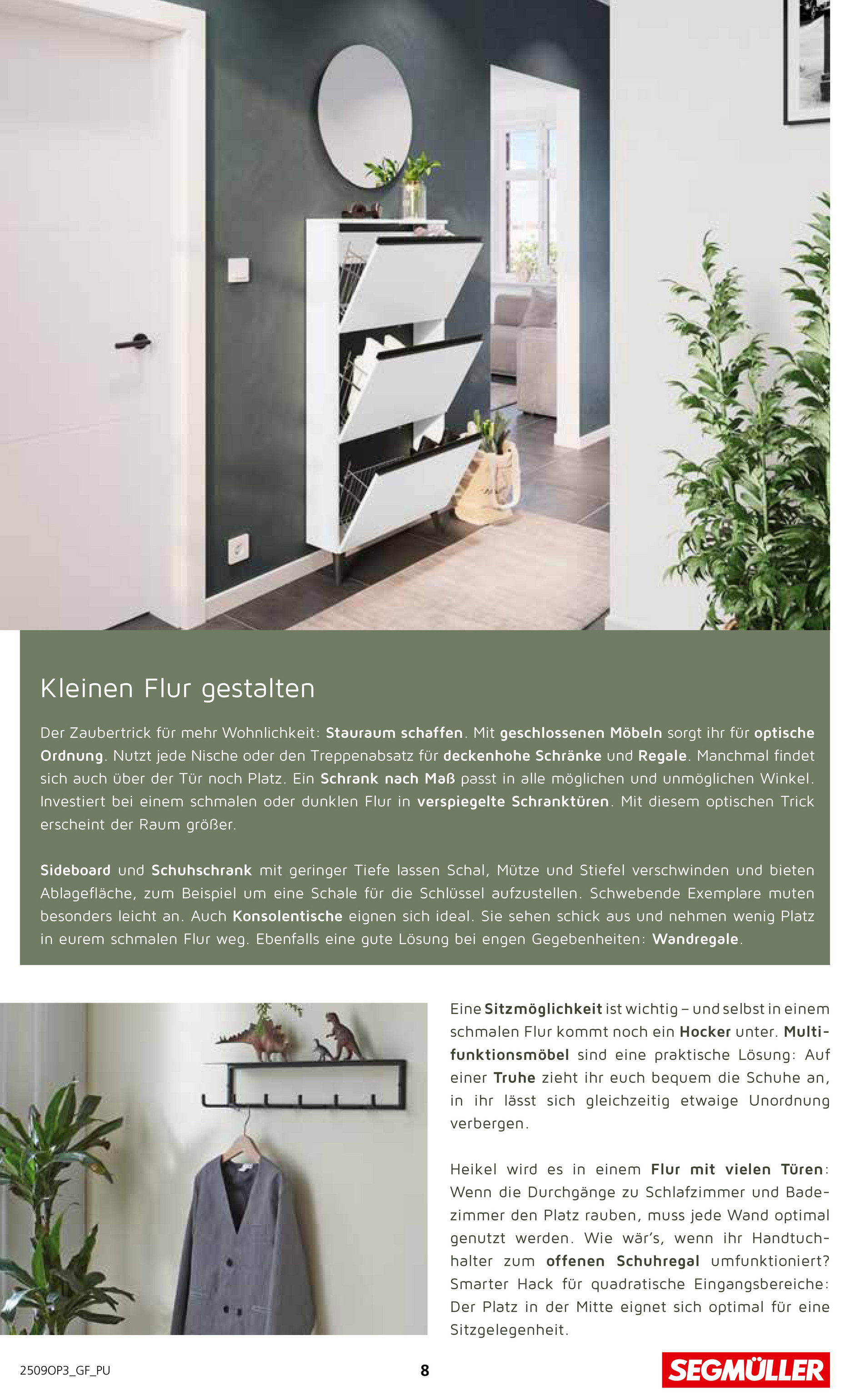 segmueller - SEGMÜLLER - Garderoben & Spiegel Spezial-Prospekt gültig vom 01.09. bis 30.11. - page: 8