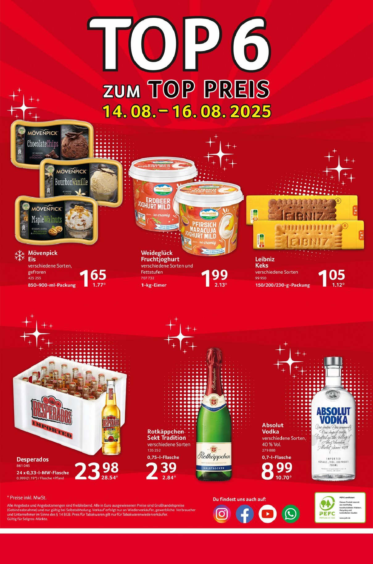 selgros - Selgros - Food-Prospekt gültig vom 14.08. bis 20.08. - page: 32