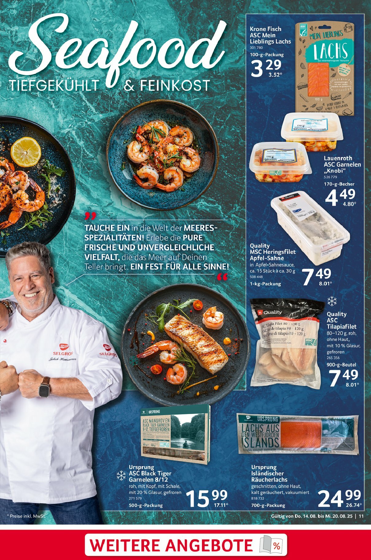 selgros - Selgros - Food-Prospekt gültig vom 14.08. bis 20.08. - page: 11