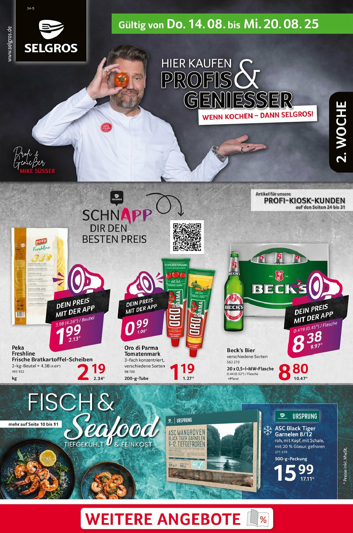 selgros - Selgros - Food-Prospekt gültig vom 14.08. bis 20.08.