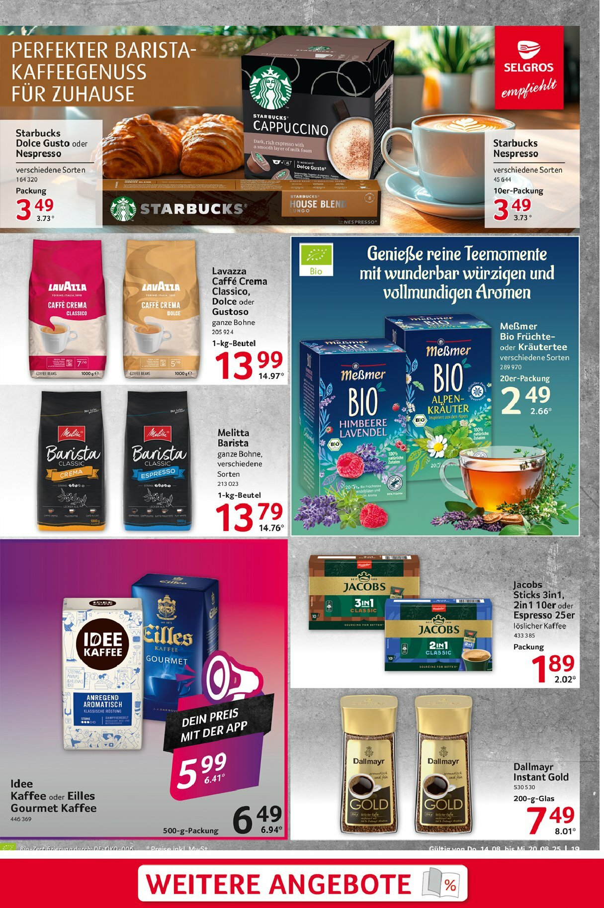 selgros - Selgros - Food-Prospekt gültig vom 14.08. bis 20.08. - page: 19