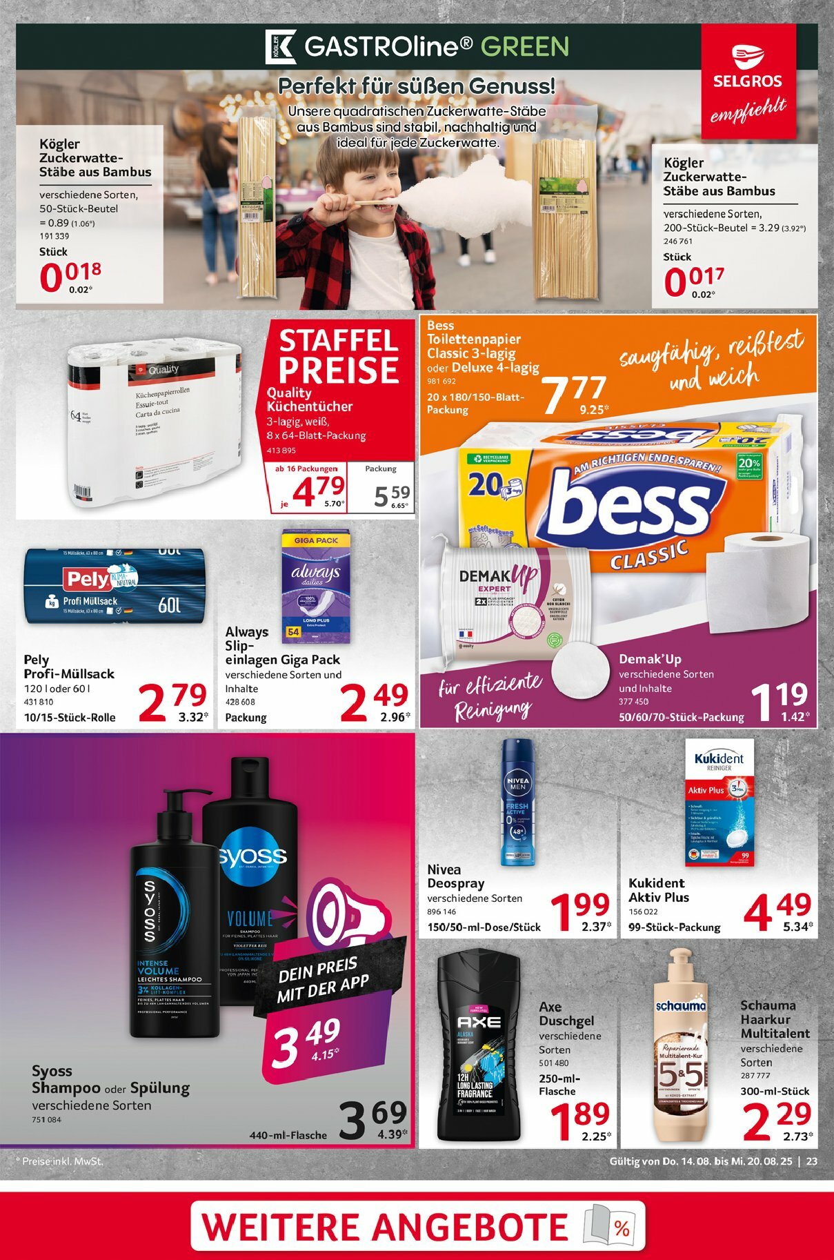 selgros - Selgros - Food-Prospekt gültig vom 14.08. bis 20.08. - page: 23
