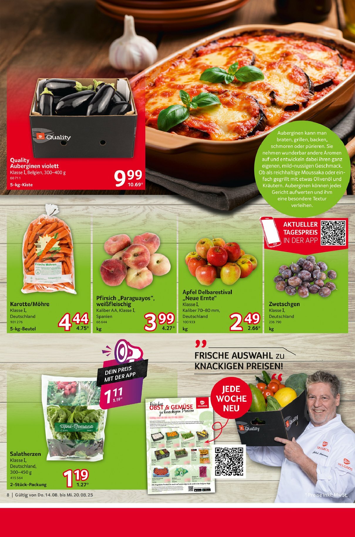 selgros - Selgros - Food-Prospekt gültig vom 14.08. bis 20.08. - page: 8