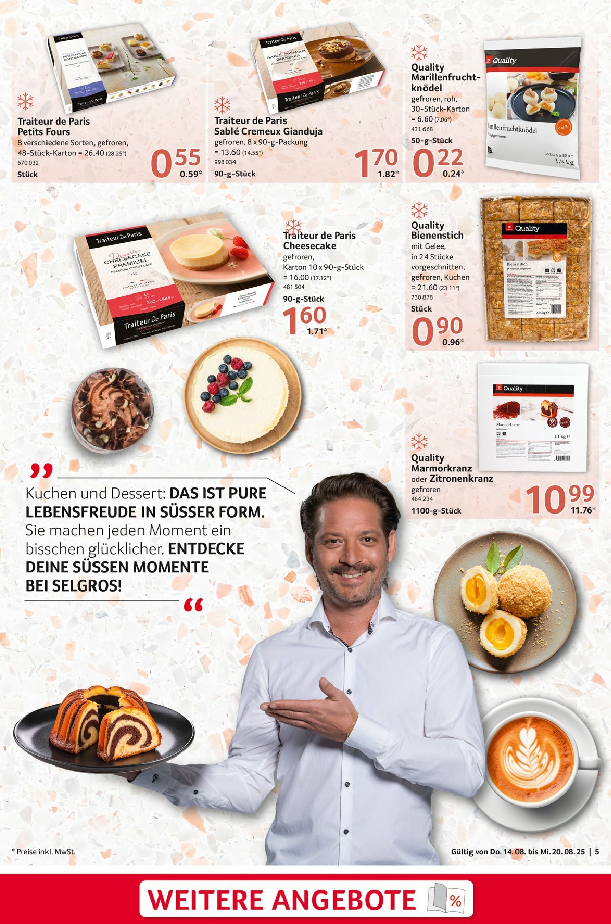 selgros - Selgros - Food-Prospekt gültig vom 14.08. bis 20.08. - page: 5