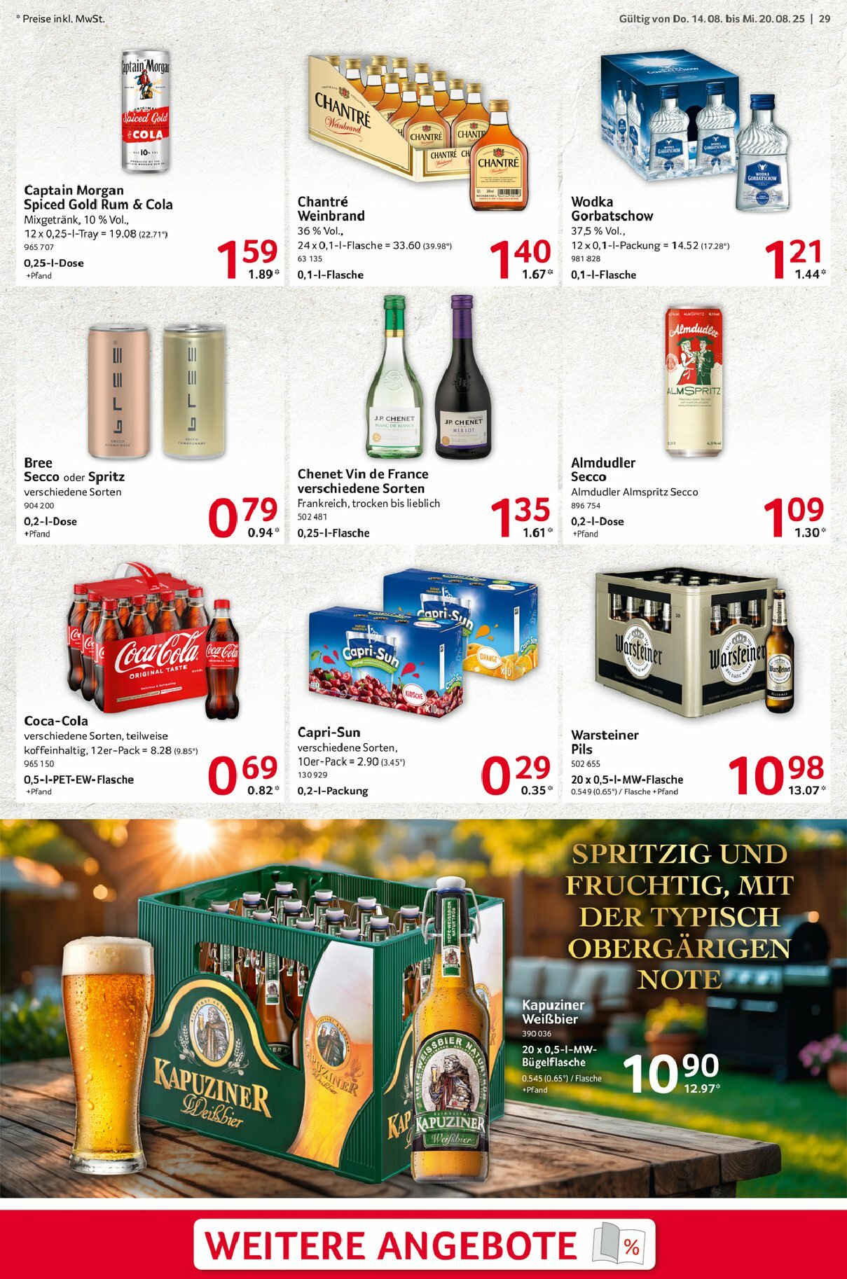 selgros - Selgros - Food-Prospekt gültig vom 14.08. bis 20.08. - page: 29