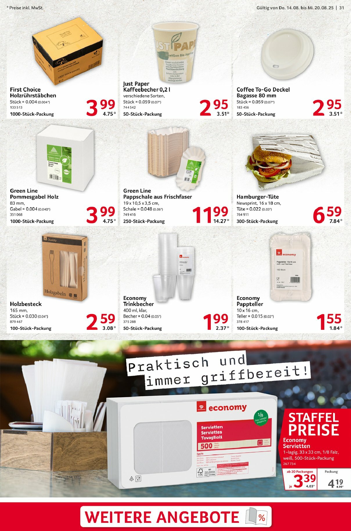 selgros - Selgros - Food-Prospekt gültig vom 14.08. bis 20.08. - page: 31
