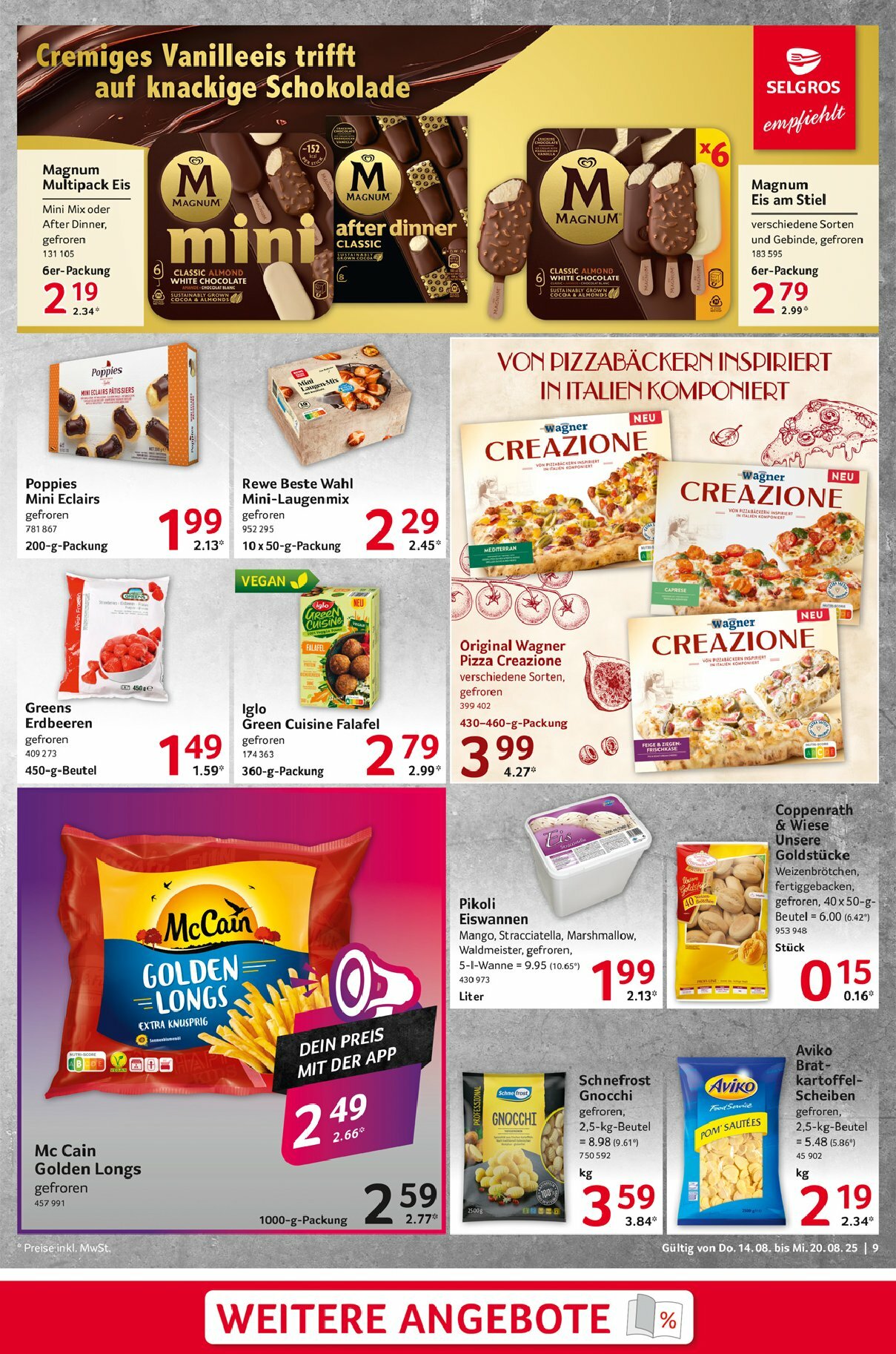 selgros - Selgros - Food-Prospekt gültig vom 14.08. bis 20.08. - page: 9
