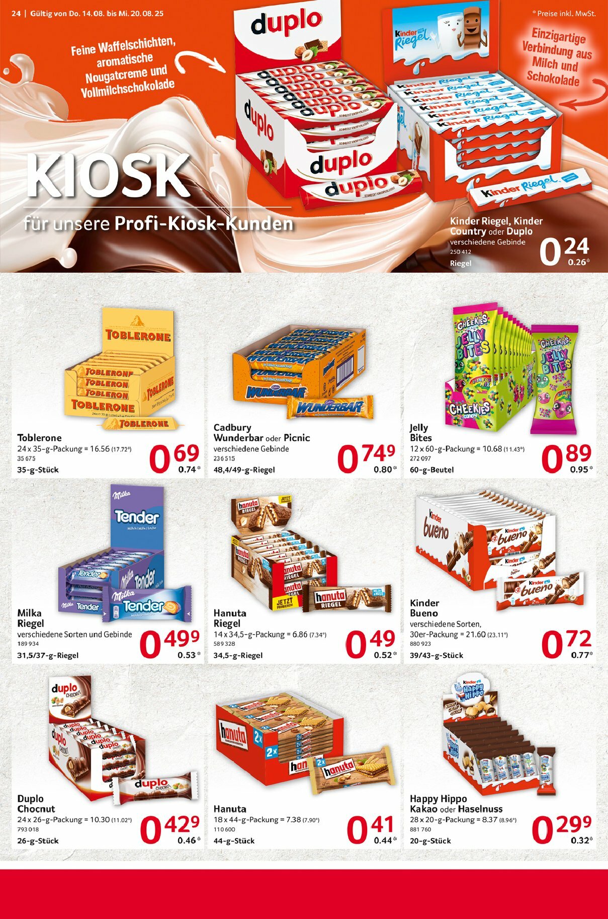 selgros - Selgros - Food-Prospekt gültig vom 14.08. bis 20.08. - page: 24