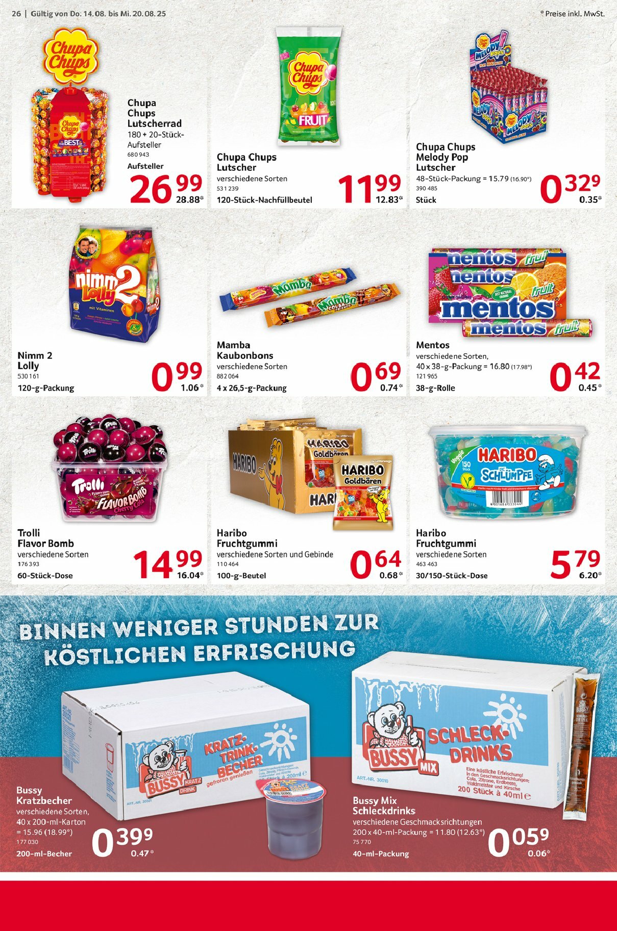 selgros - Selgros - Food-Prospekt gültig vom 14.08. bis 20.08. - page: 26