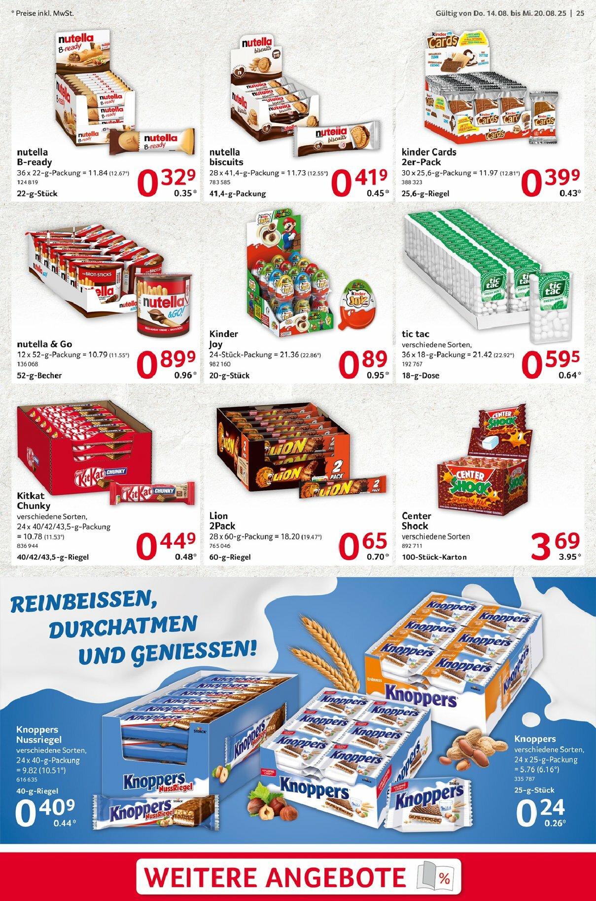 selgros - Selgros - Food-Prospekt gültig vom 14.08. bis 20.08. - page: 25