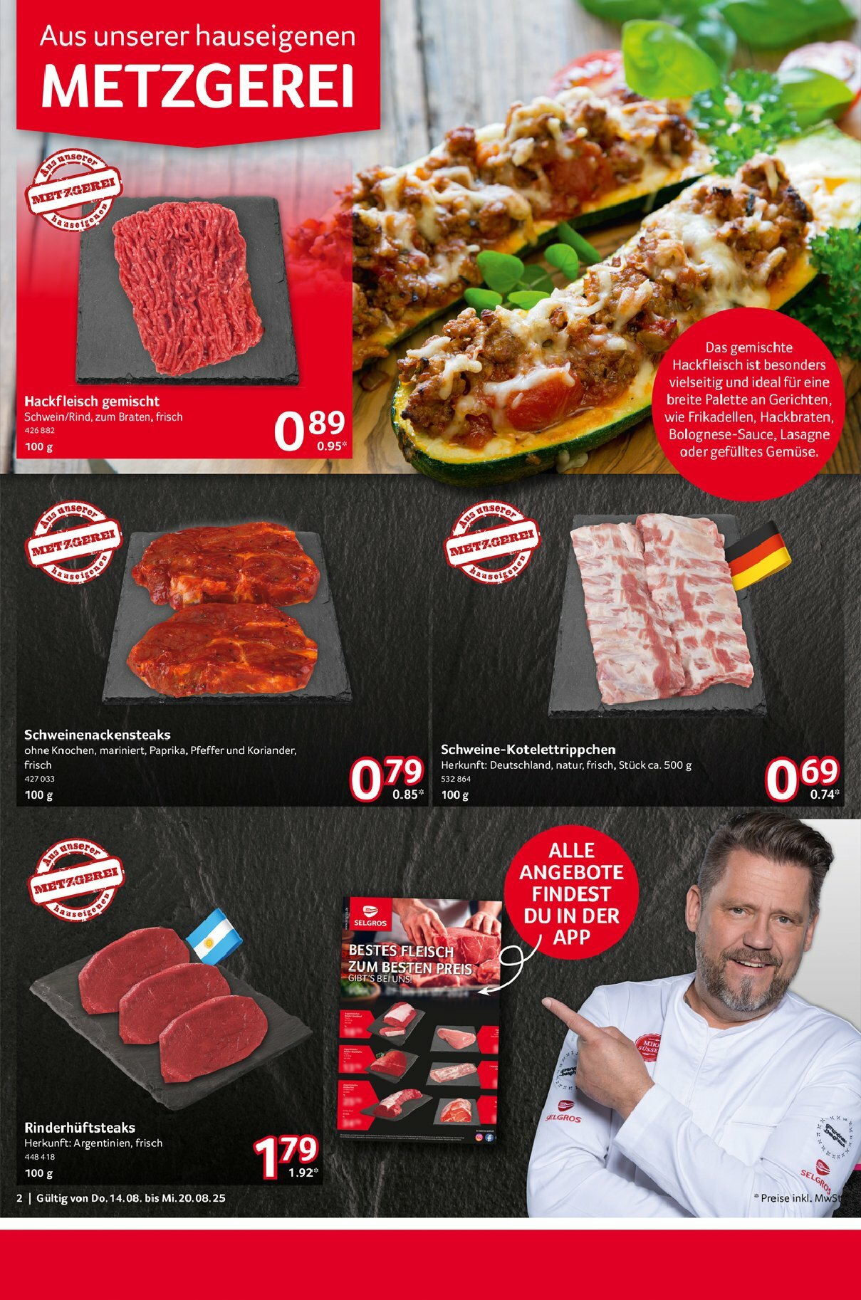 selgros - Selgros - Food-Prospekt gültig vom 14.08. bis 20.08. - page: 2