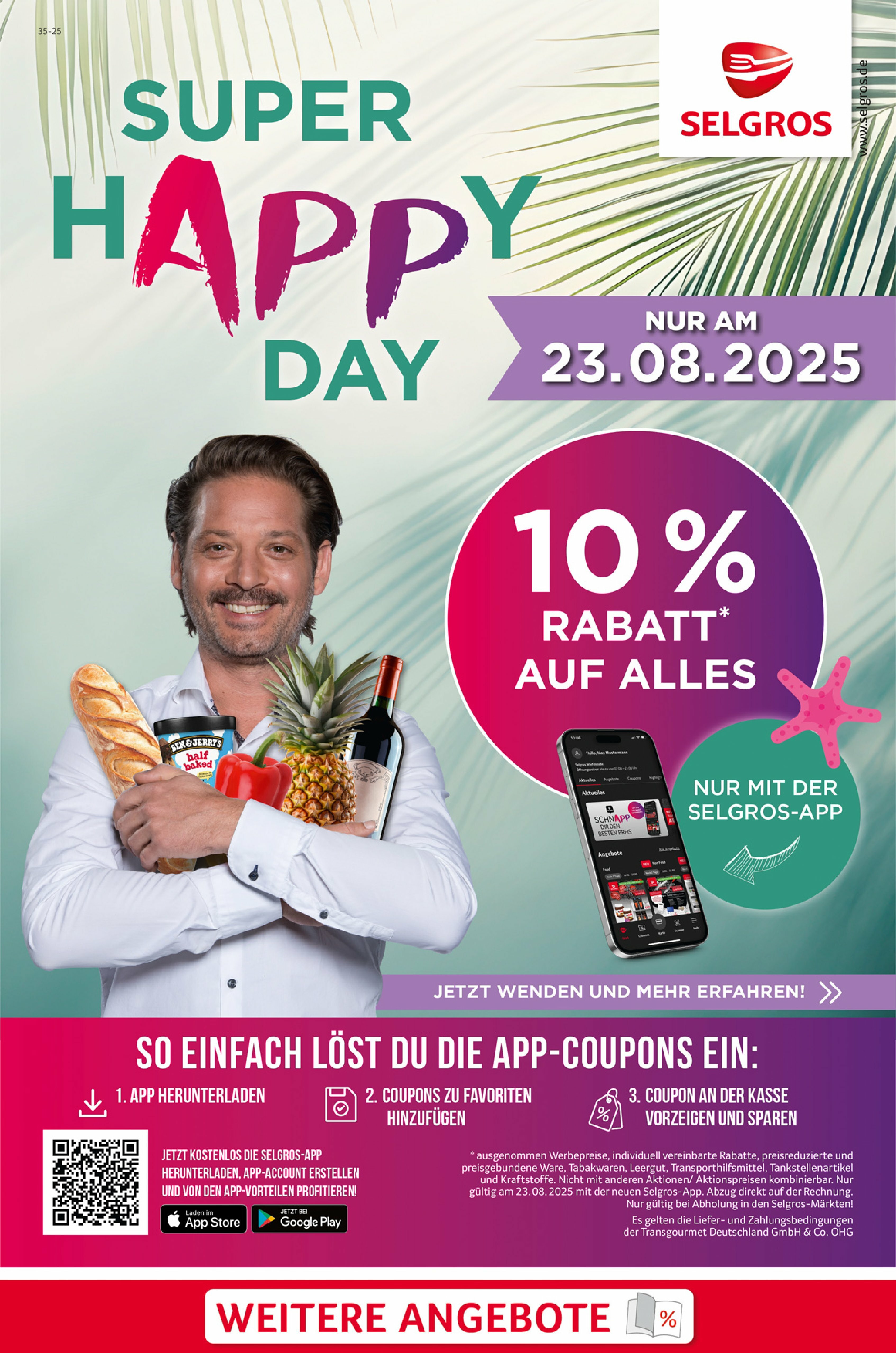 selgros - Selgros - Super Happy Day-Prospekt gültig vom 23.08. bis 23.08.