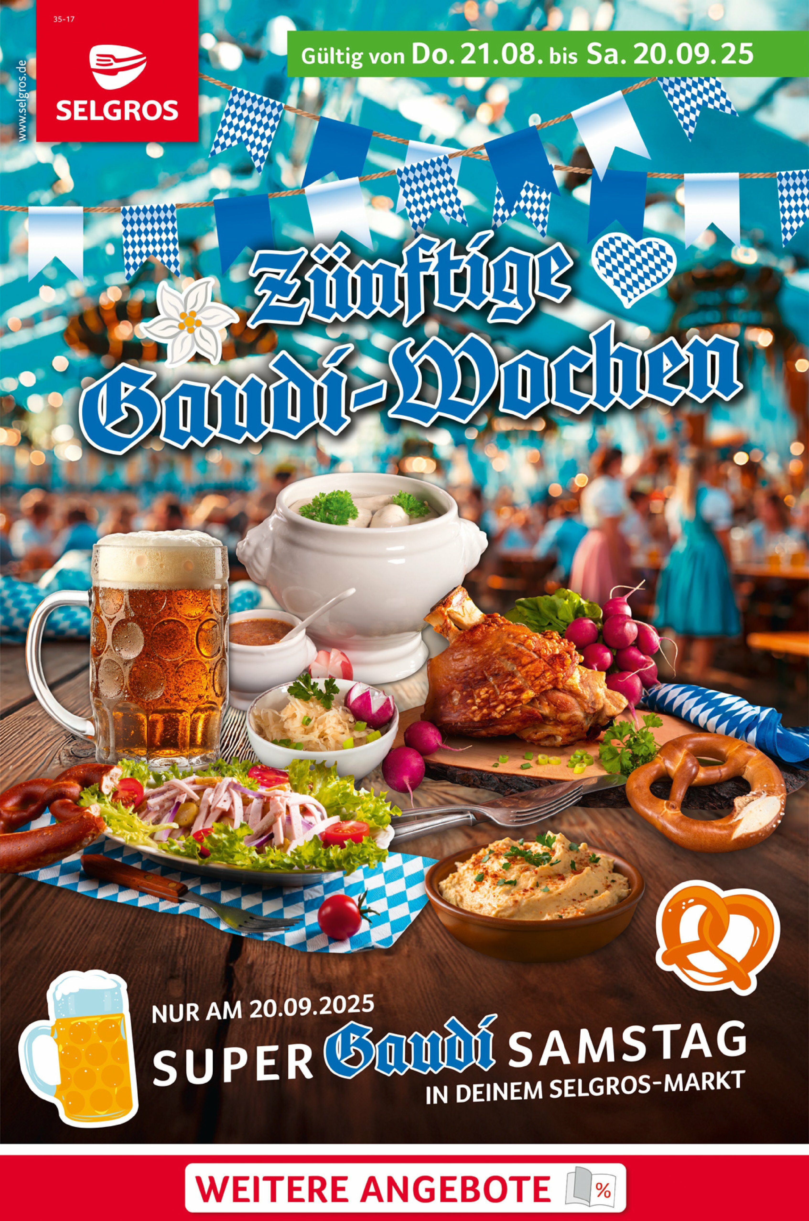 selgros - Selgros - Gaudi-Wochen-Prospekt gültig vom 21.08. bis 20.09.