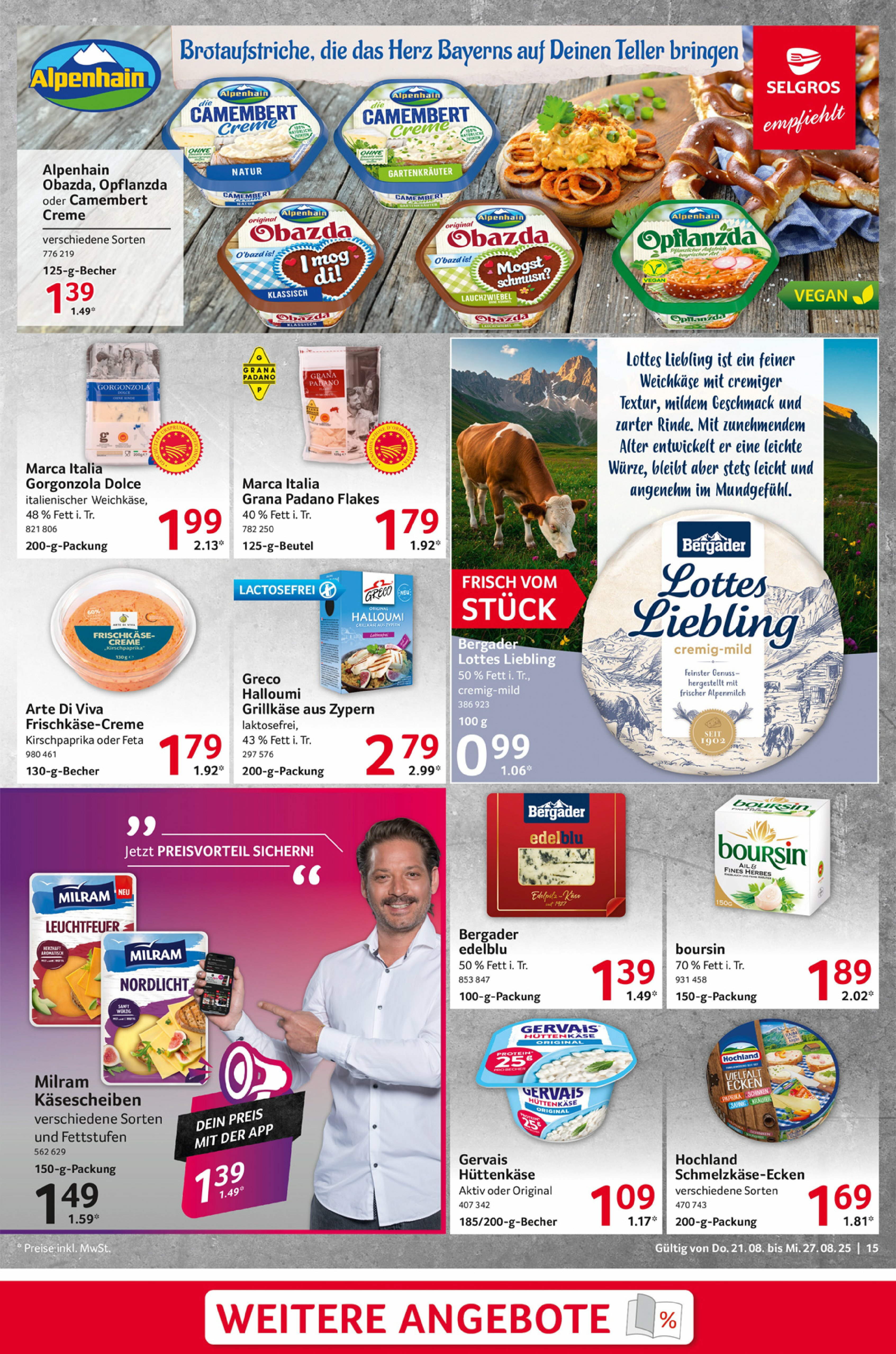 selgros - Selgros - Food-Prospekt gültig vom 21.08. bis 27.08. - page: 15