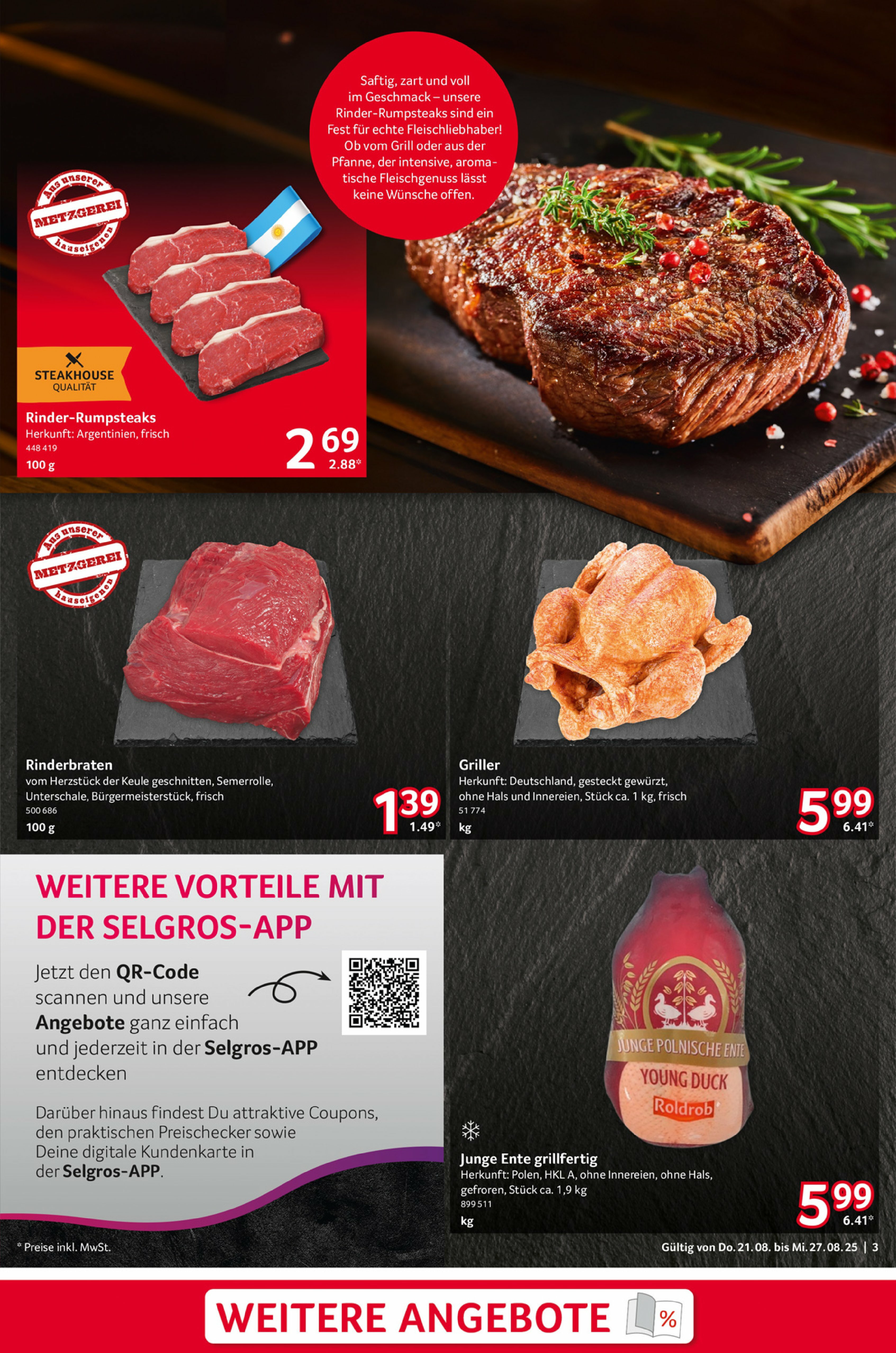 selgros - Selgros - Food-Prospekt gültig vom 21.08. bis 27.08. - page: 3