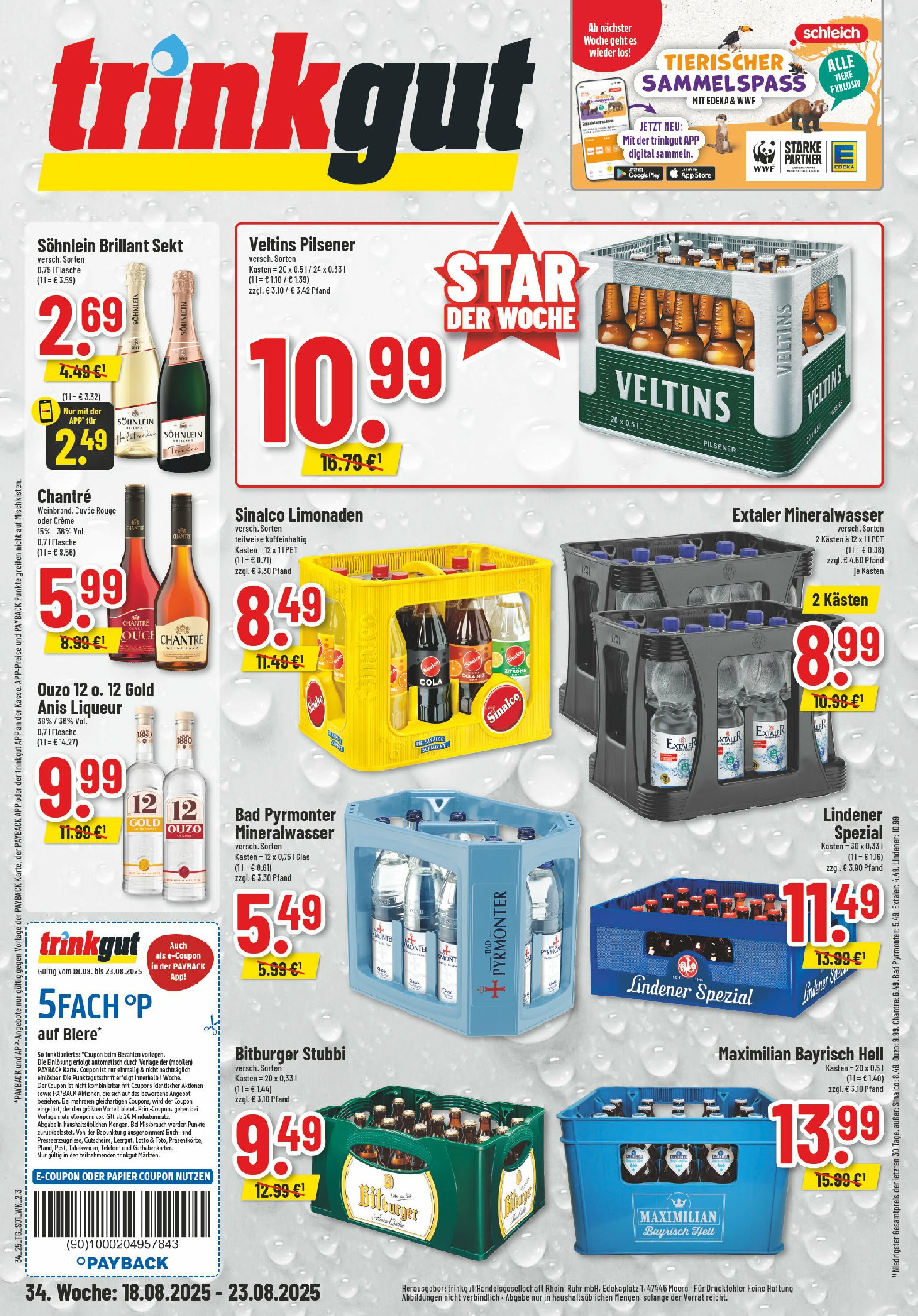 trinkgut - Trinkgut-Prospekt gültig vom 18.08. bis 23.08.