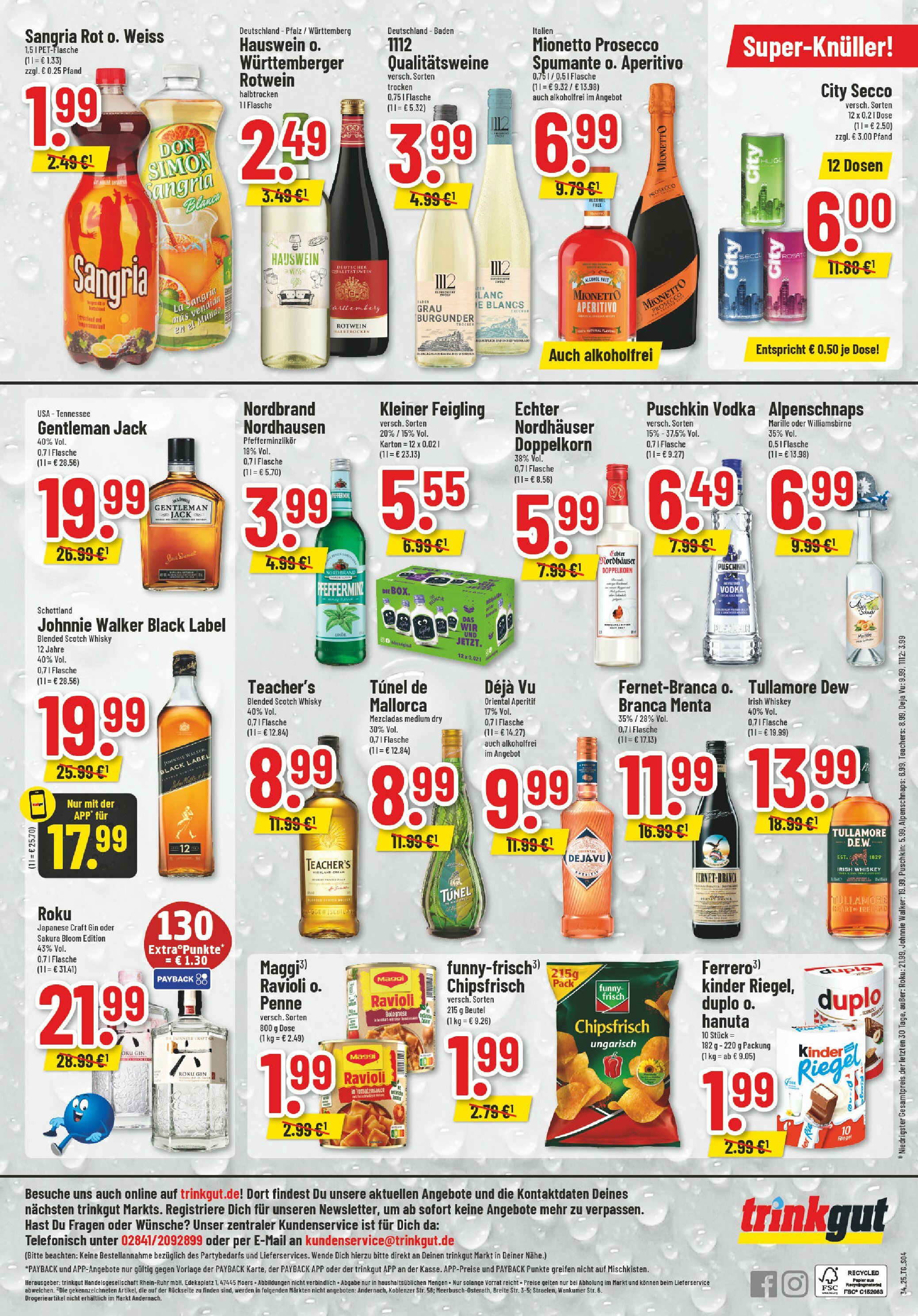 trinkgut - Trinkgut-Prospekt gültig vom 18.08. bis 23.08. - page: 6