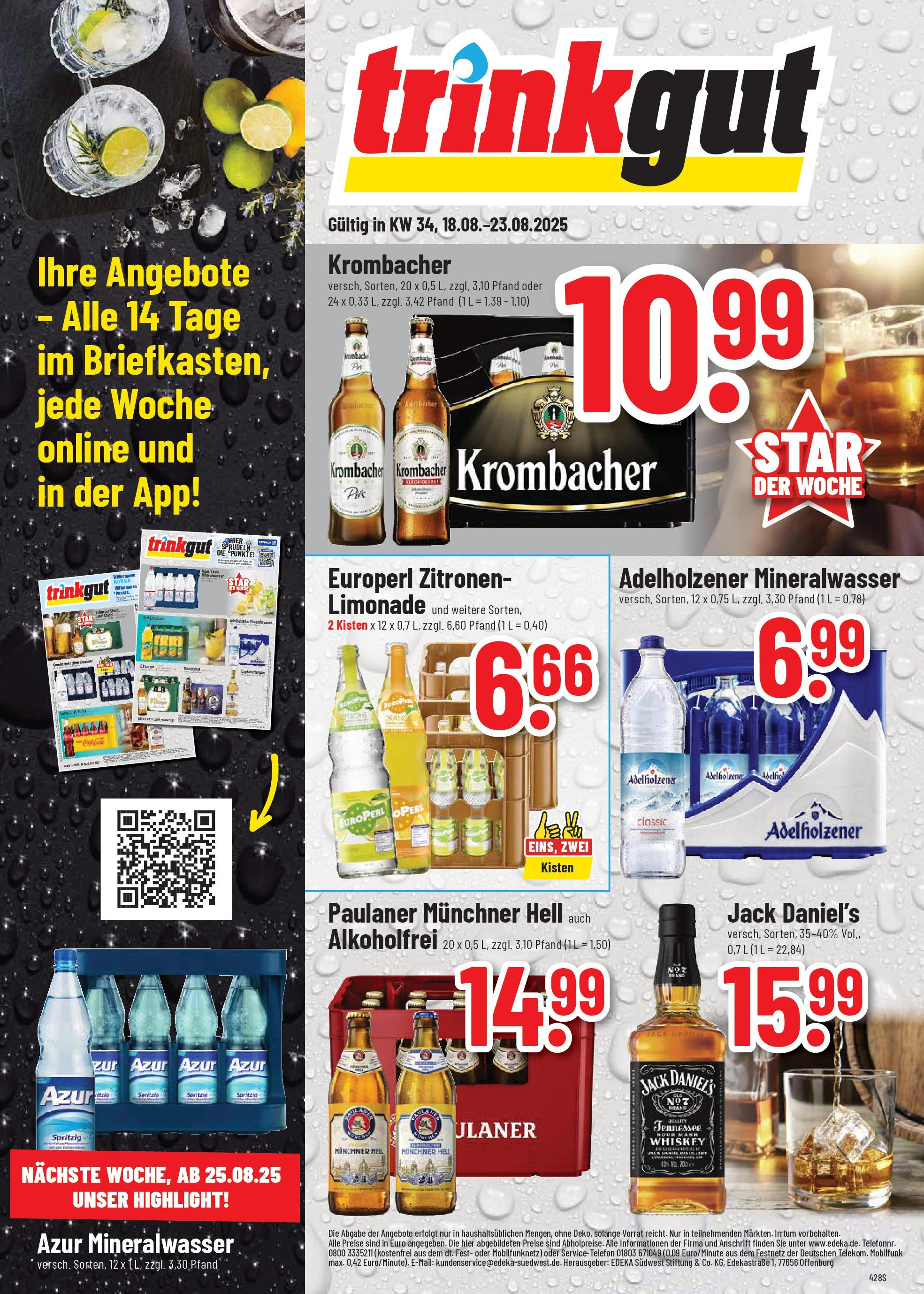 trinkgut - Trinkgut - Wochenangebote-Prospekt gültig vom 18.08. bis 23.08.