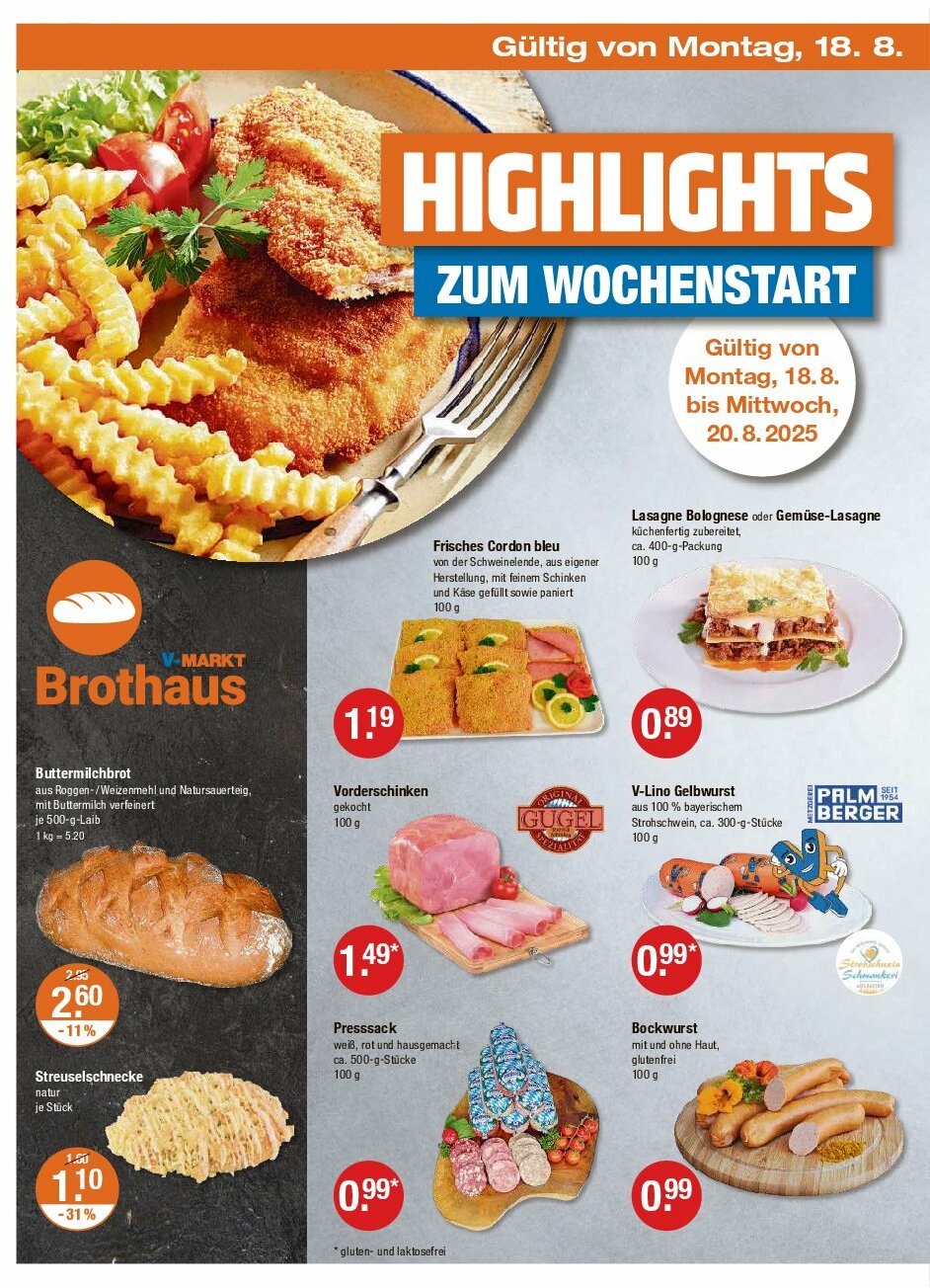 vmarkt - V-Markt - Schwaben / Oberbayern-Prospekt gültig vom 14.08. bis 20.08. - page: 22