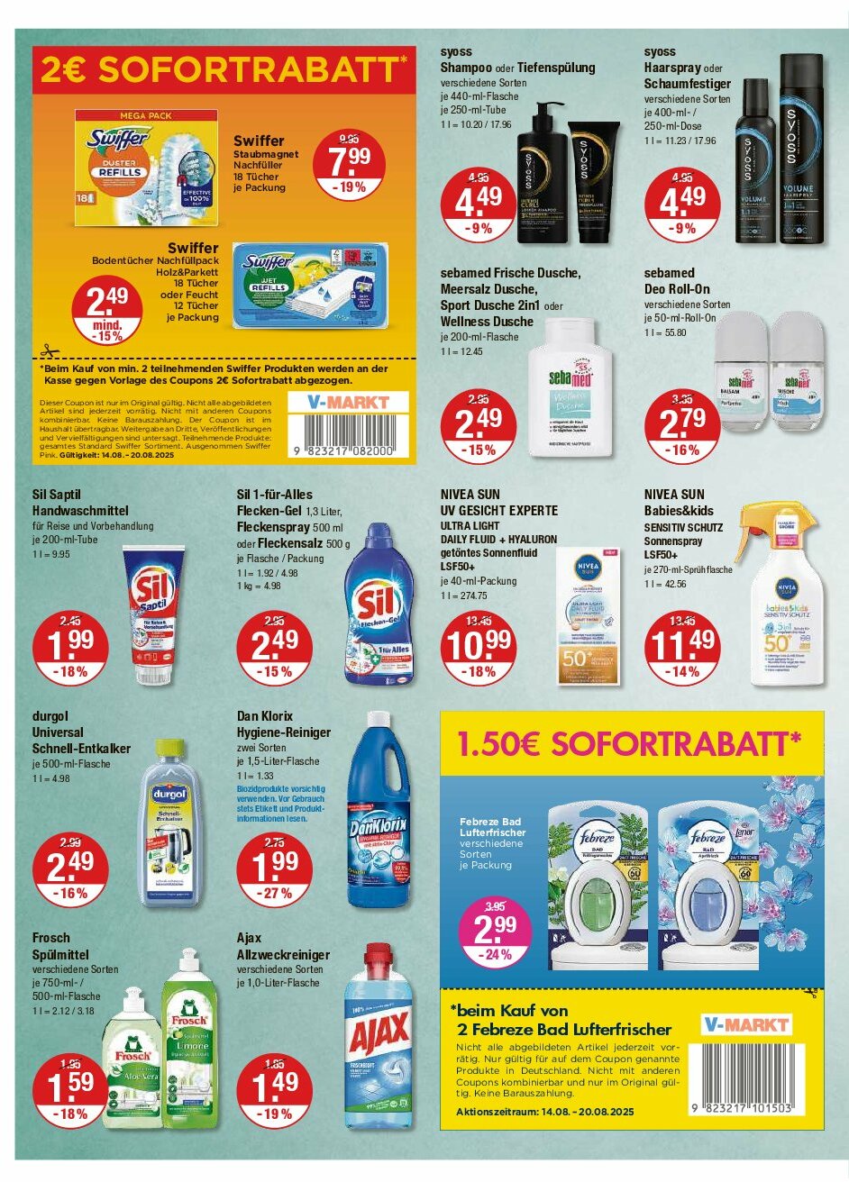 vmarkt - V-Markt - Hallertau-Prospekt gültig vom 14.08. bis 20.08. - page: 14