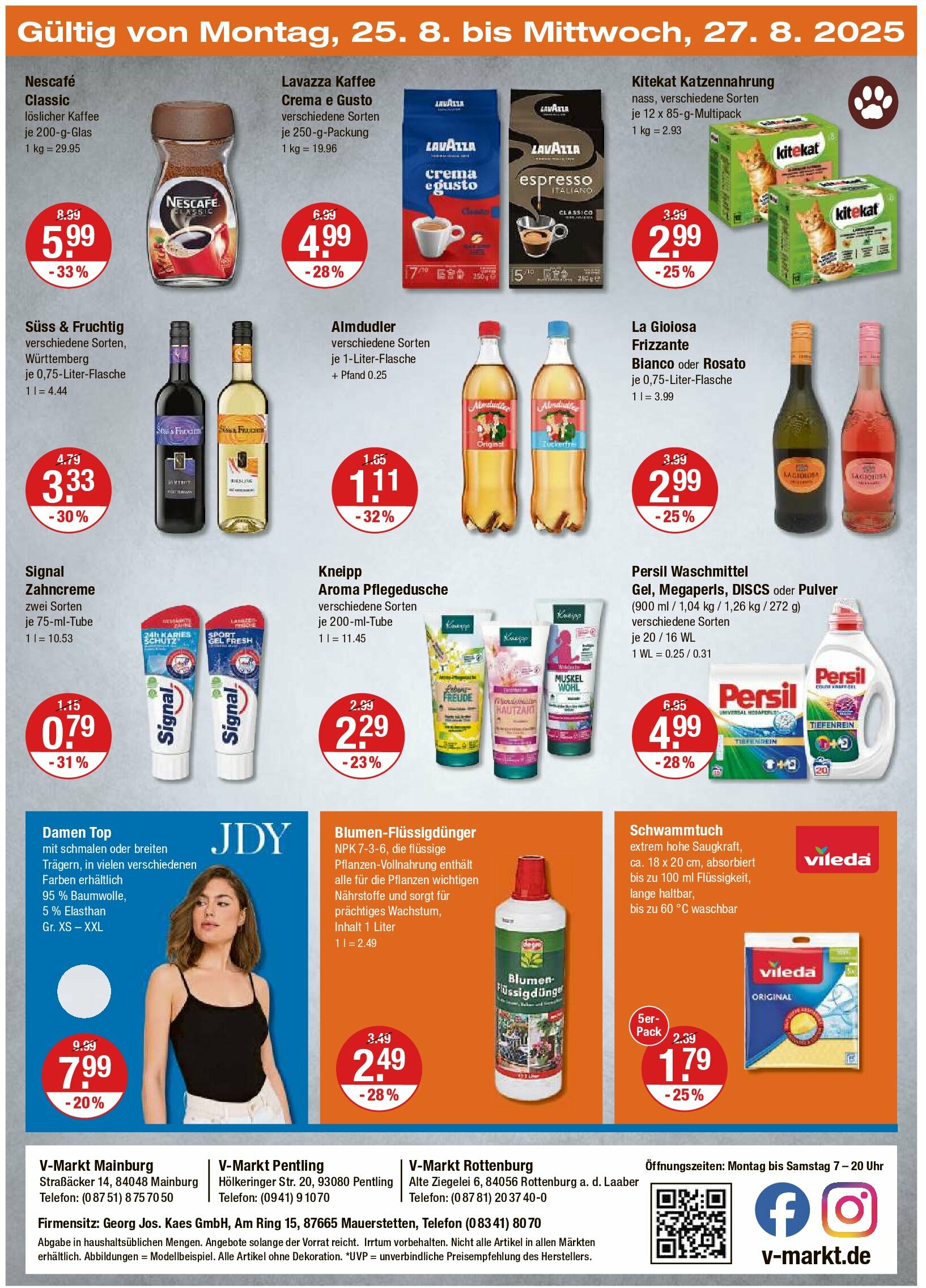 vmarkt - V-Markt - Hallertau-Prospekt gültig vom 21.08. bis 27.08. - page: 20