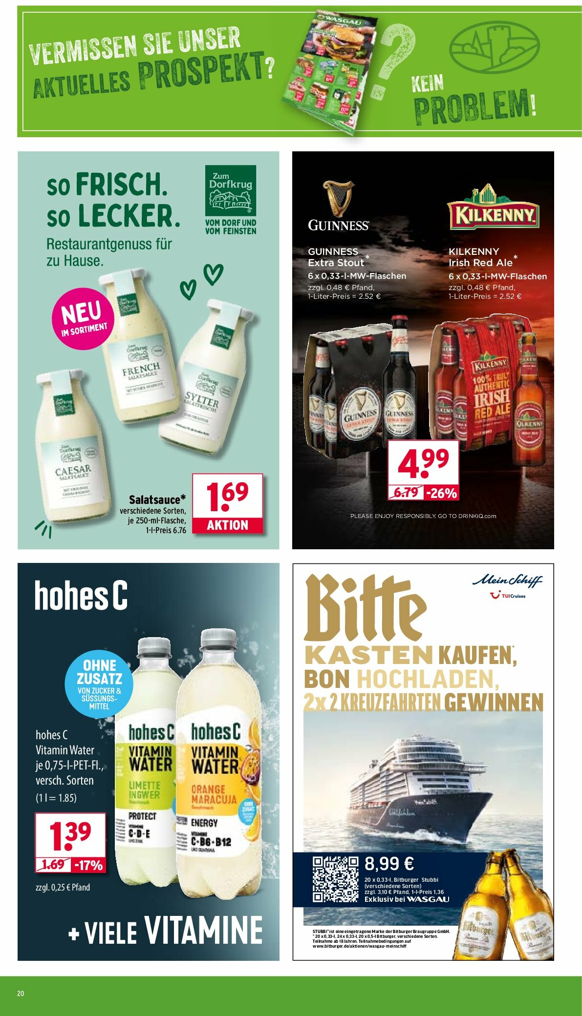 wasgau - Wasgau-Prospekt gültig vom 25.08. bis 30.08. - page: 20