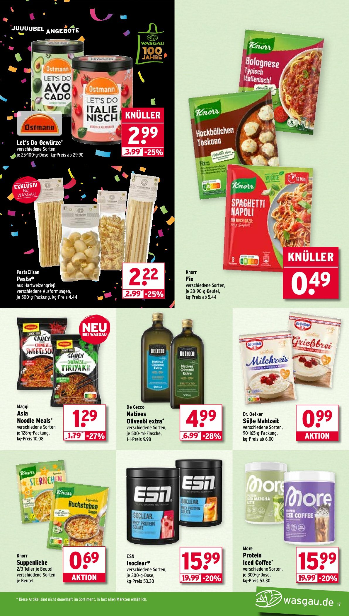 wasgau - Wasgau-Prospekt gültig vom 25.08. bis 30.08. - page: 17