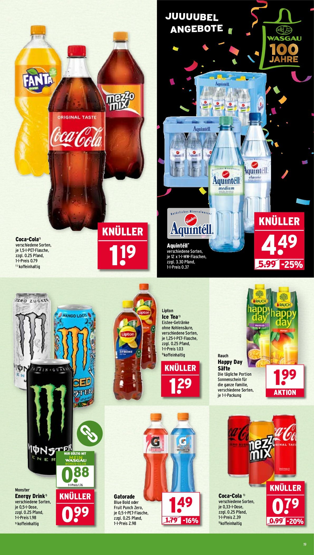 wasgau - Wasgau-Prospekt gültig vom 25.08. bis 30.08. - page: 19