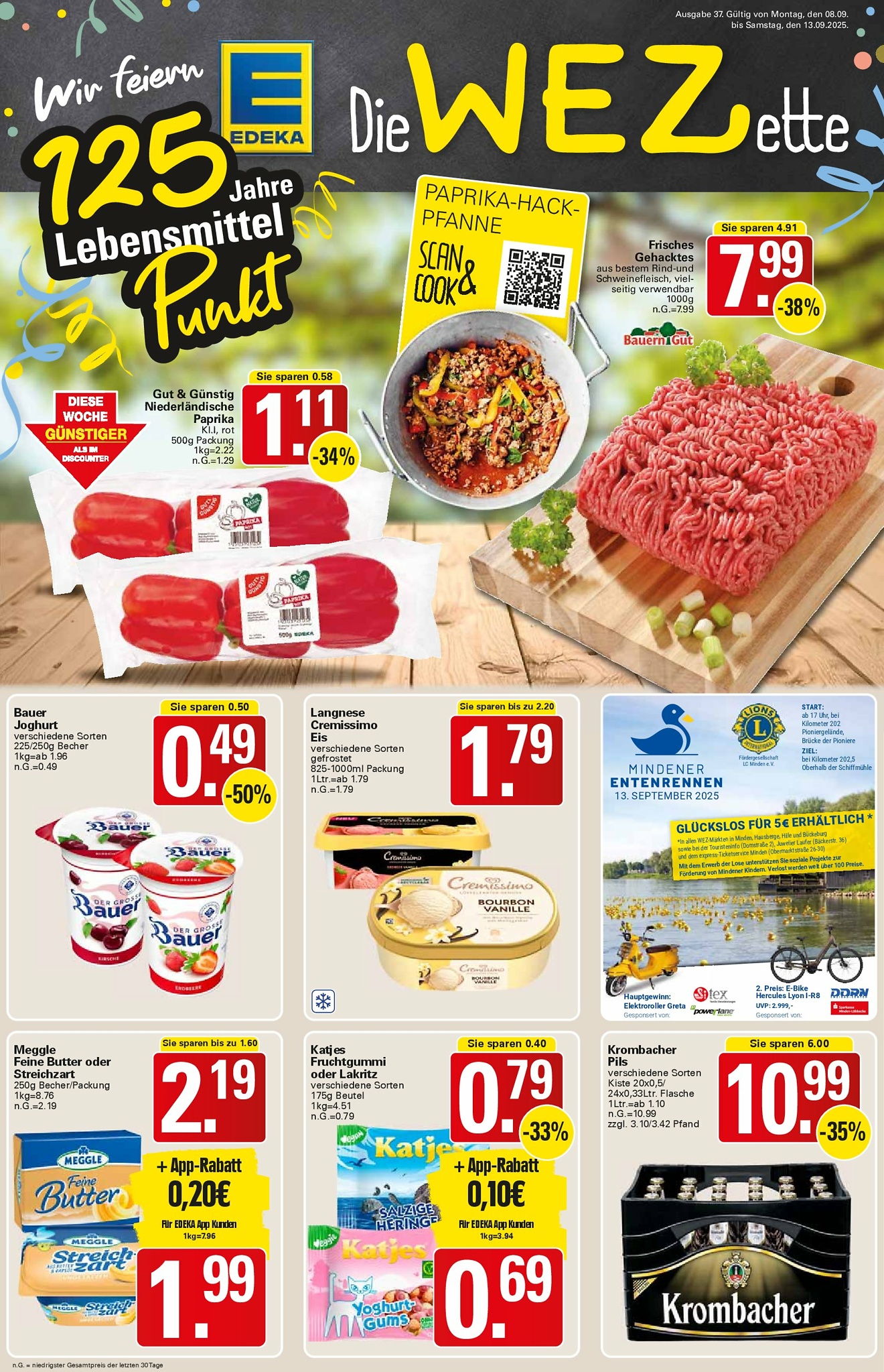 wez - WEZ-Prospekt gültig vom 08.09. bis 13.09. - page: 1