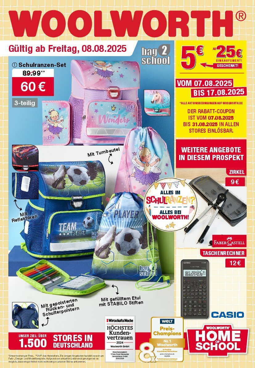 woolworth - Woolworth-Prospekt gültig vom 08.08. bis 18.08.