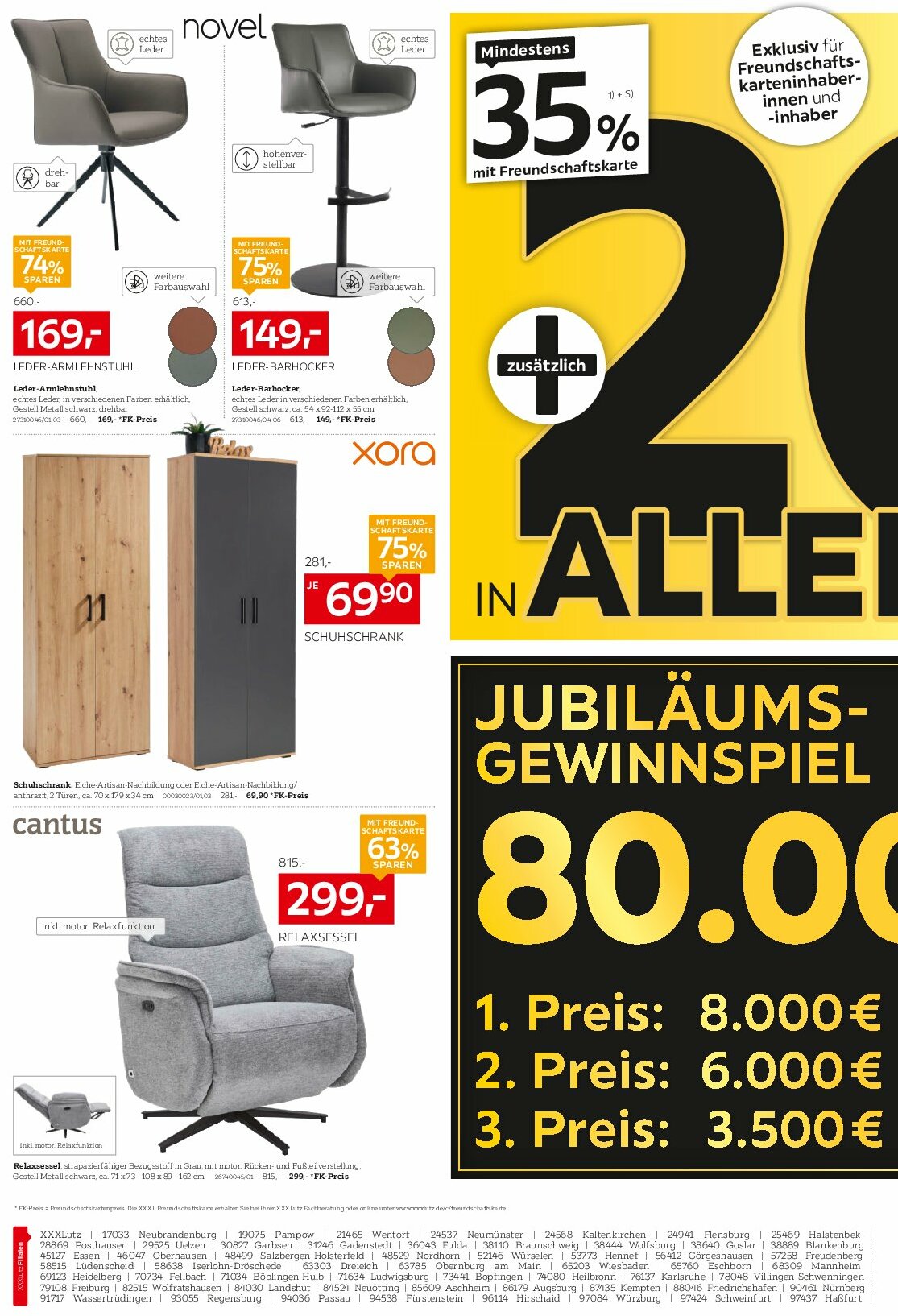 xxxlutz - XXXlutz - 80 Jahre Jubiläum-Prospekt gültig vom 11.08. bis 24.08. - page: 2