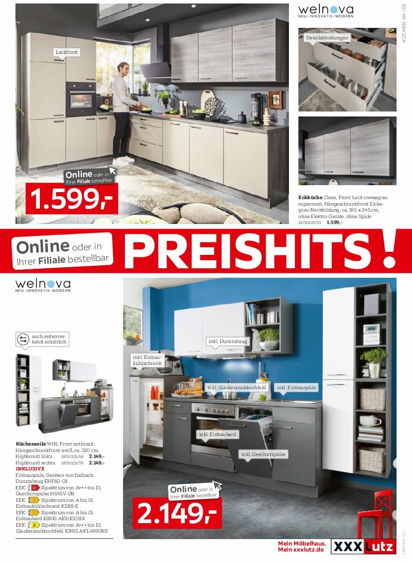 xxxlutz - XXXlutz - Nr. 1 bei Küchen-Prospekt gültig vom 11.08. bis 24.08. - page: 5