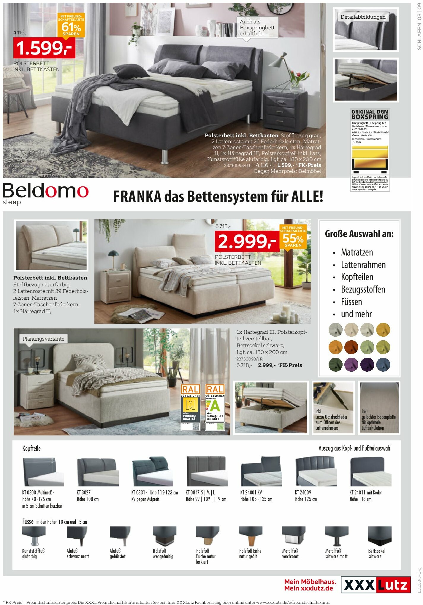 xxxlutz - XXXlutz - Beldomo Spezial-Prospekt gültig vom 18.08. bis 31.08. - page: 9