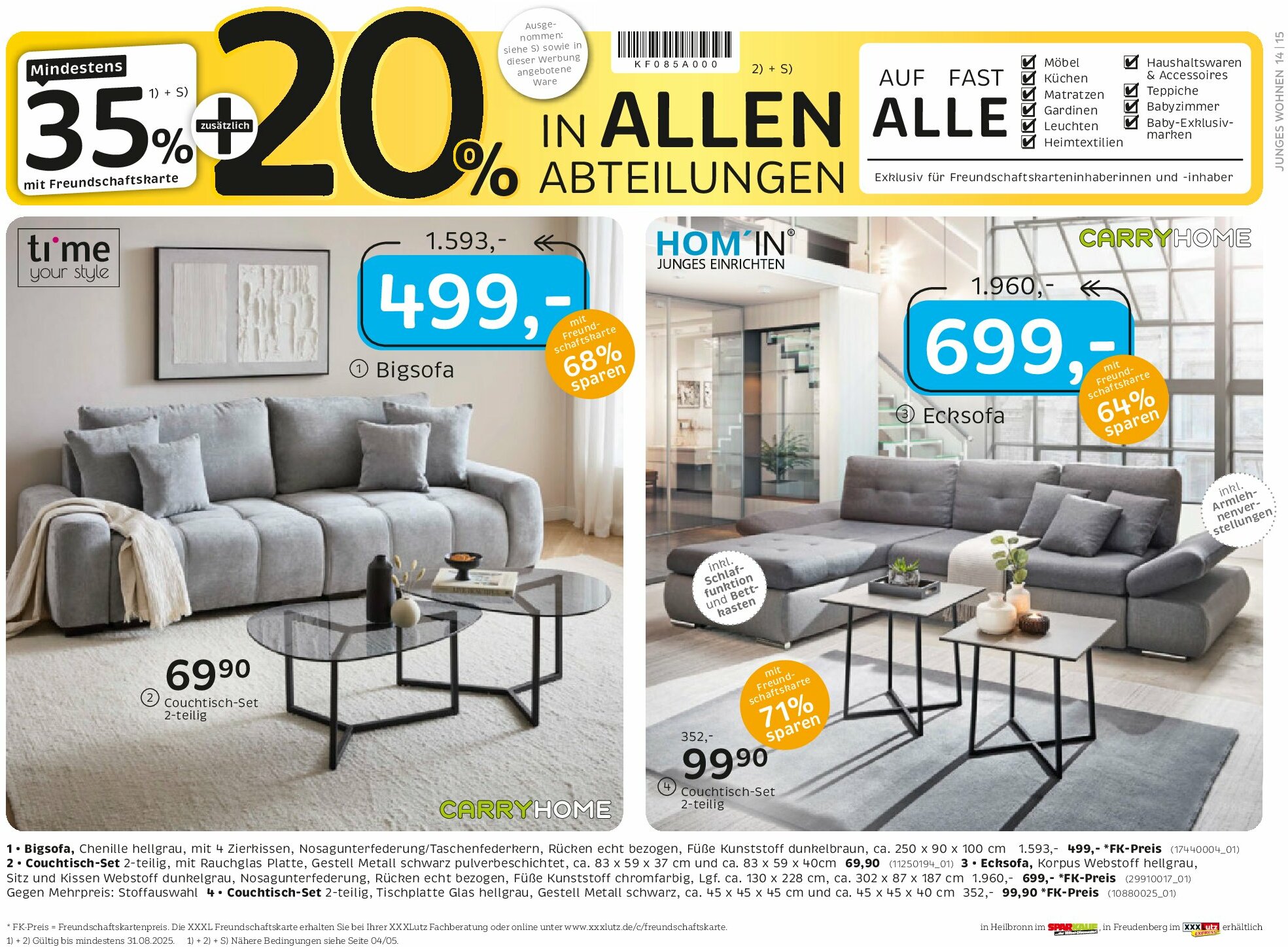 xxxlutz - XXXlutz - Nr. 1 beim Preis-Prospekt gültig vom 18.08. bis 31.08. - page: 22